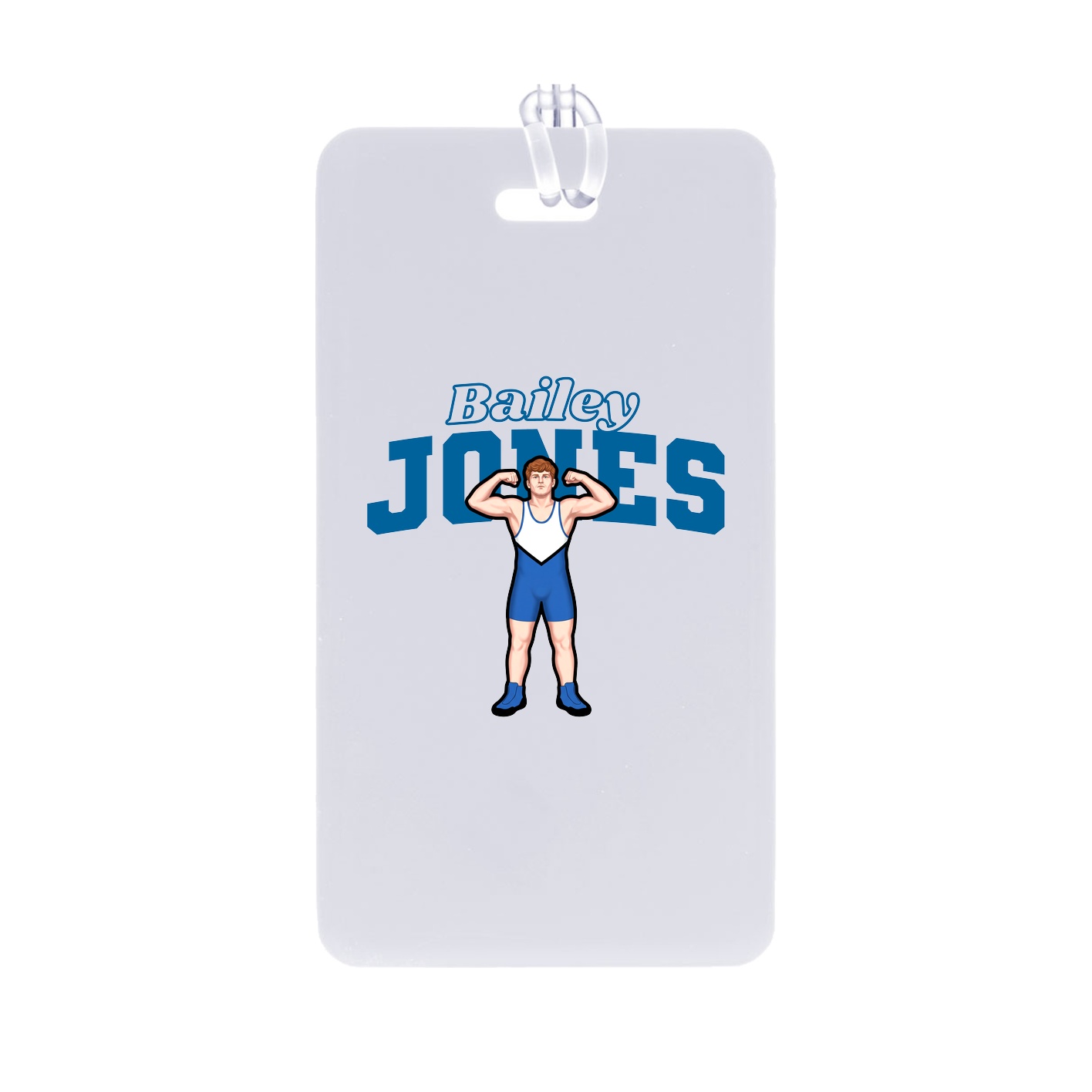 Bag Tag — Name Arch in Classic