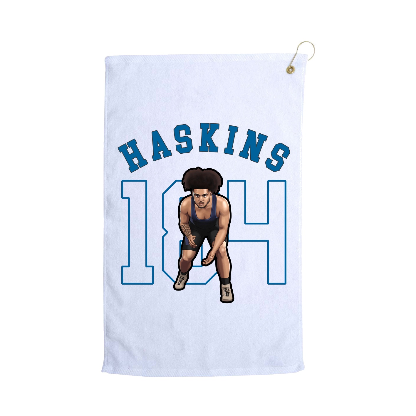 Golf Towel — Shirsey Arch in White