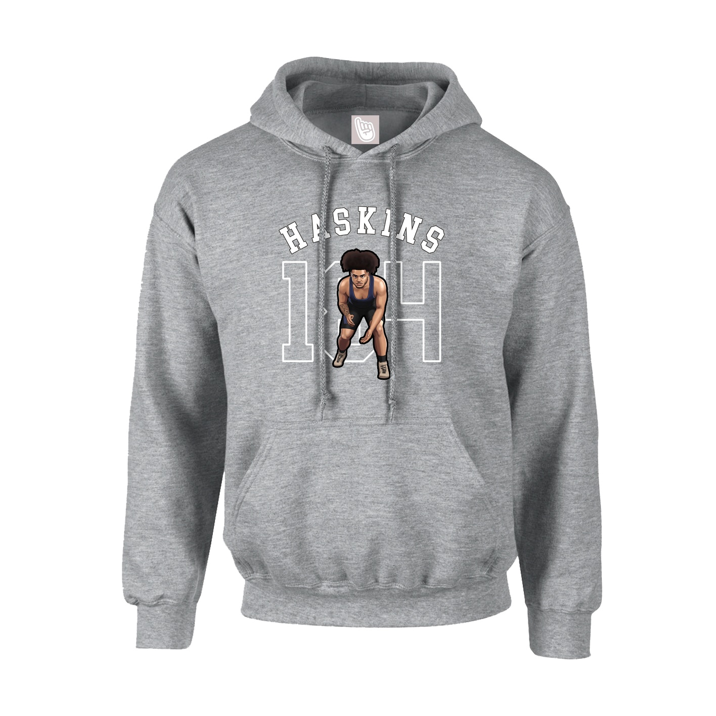 Youth Hoodie — Shirsey Arch in Grey