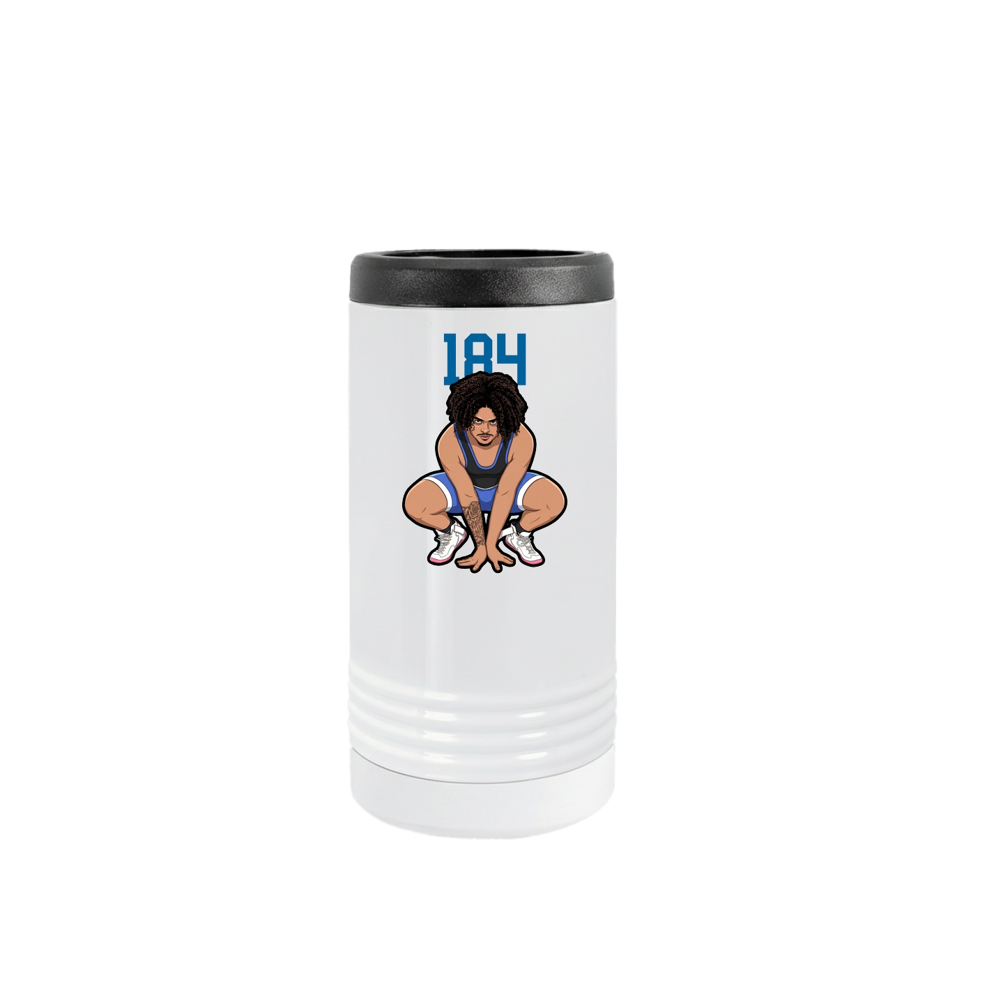 Slim Beverage Holder — Number Top in White