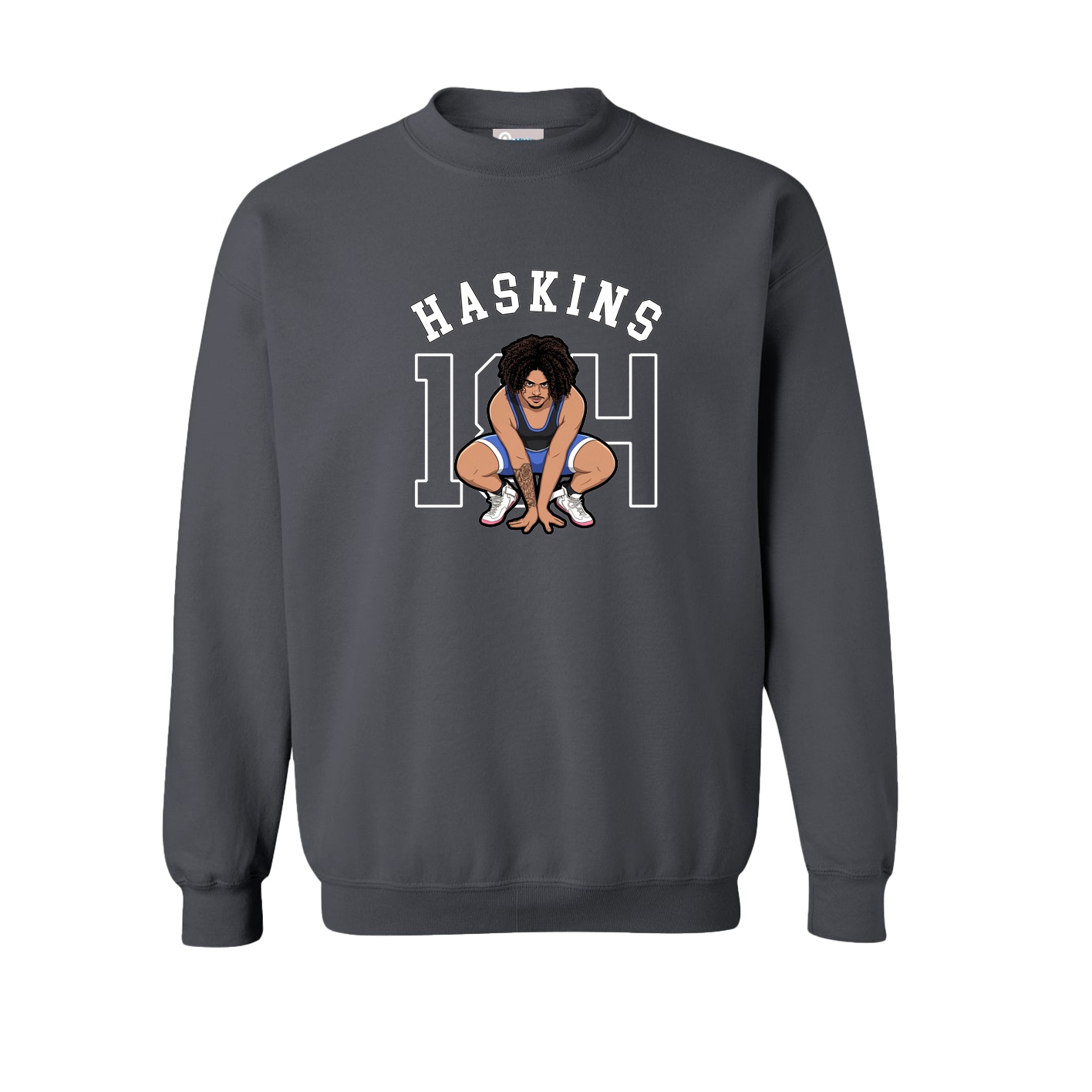 Fleece Crew — Shirsey Arch in Grey