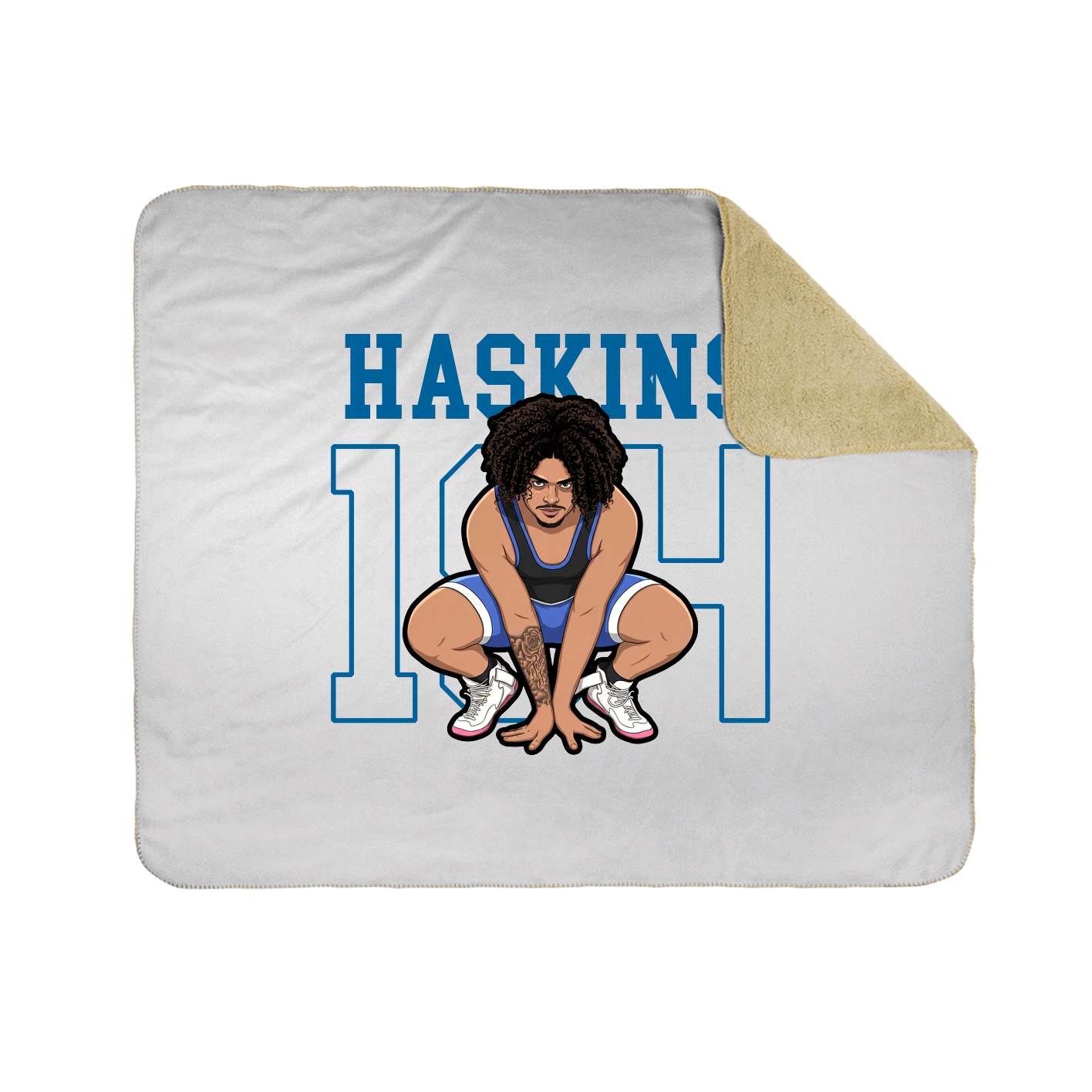 50x60 Sherpa Lined Throw Blanket