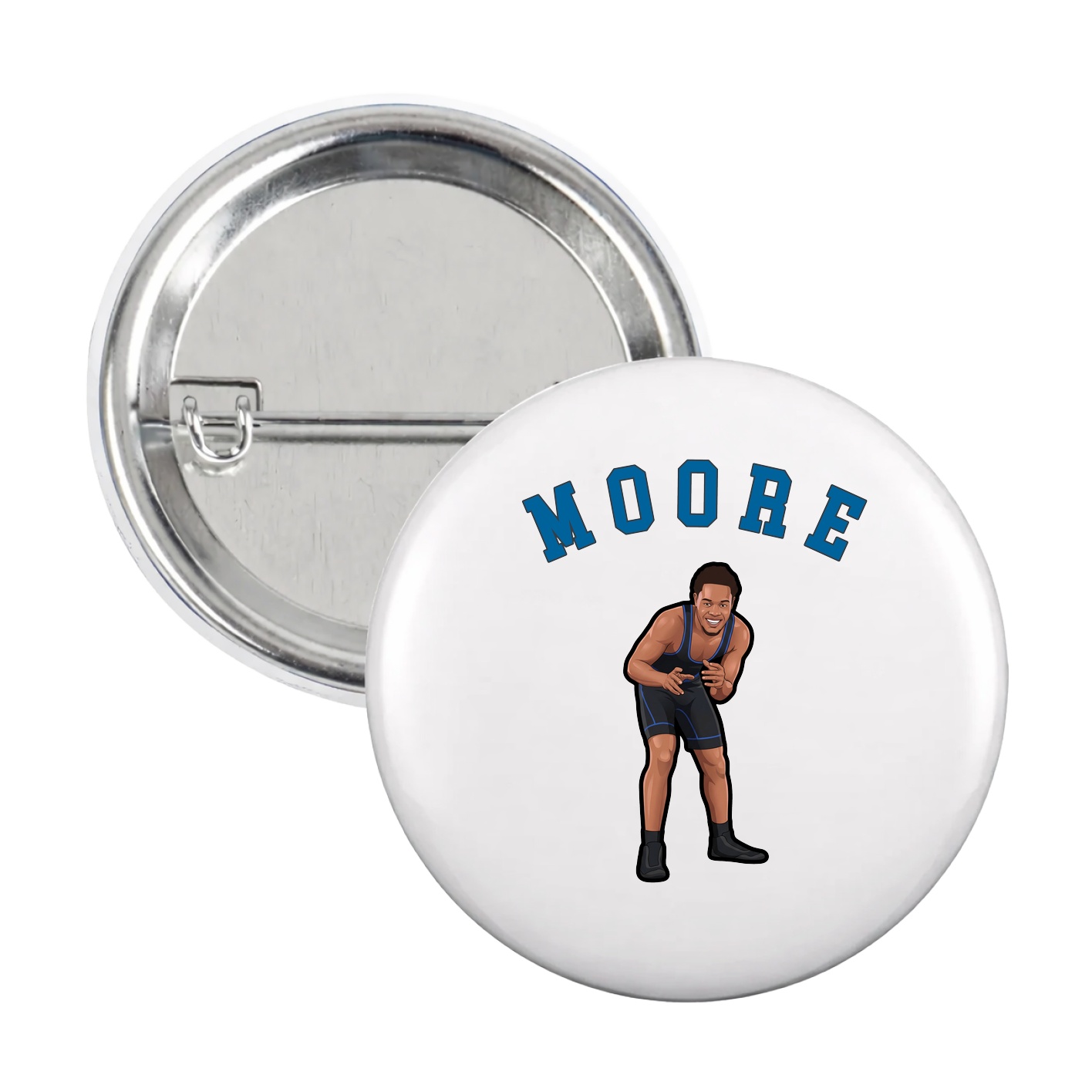 Game Day Button — Shirsey Arch in White