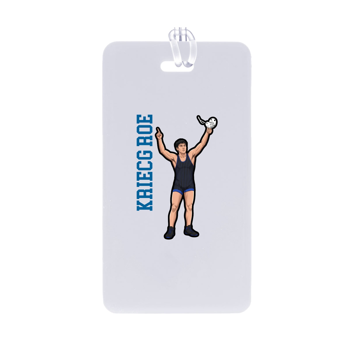 Bag Tag — Name Vertical in Classic