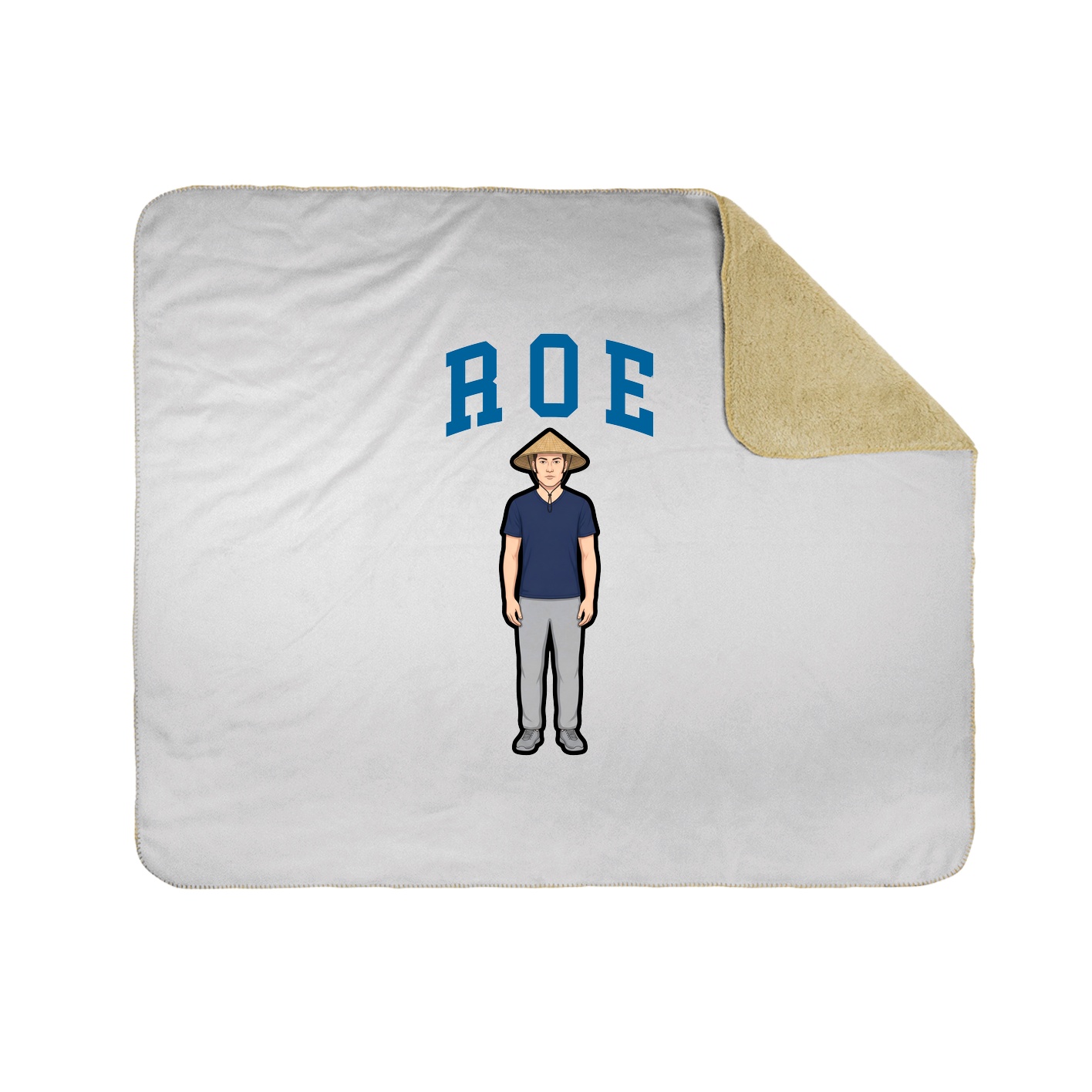 Throw Blanket — Shirsey in White