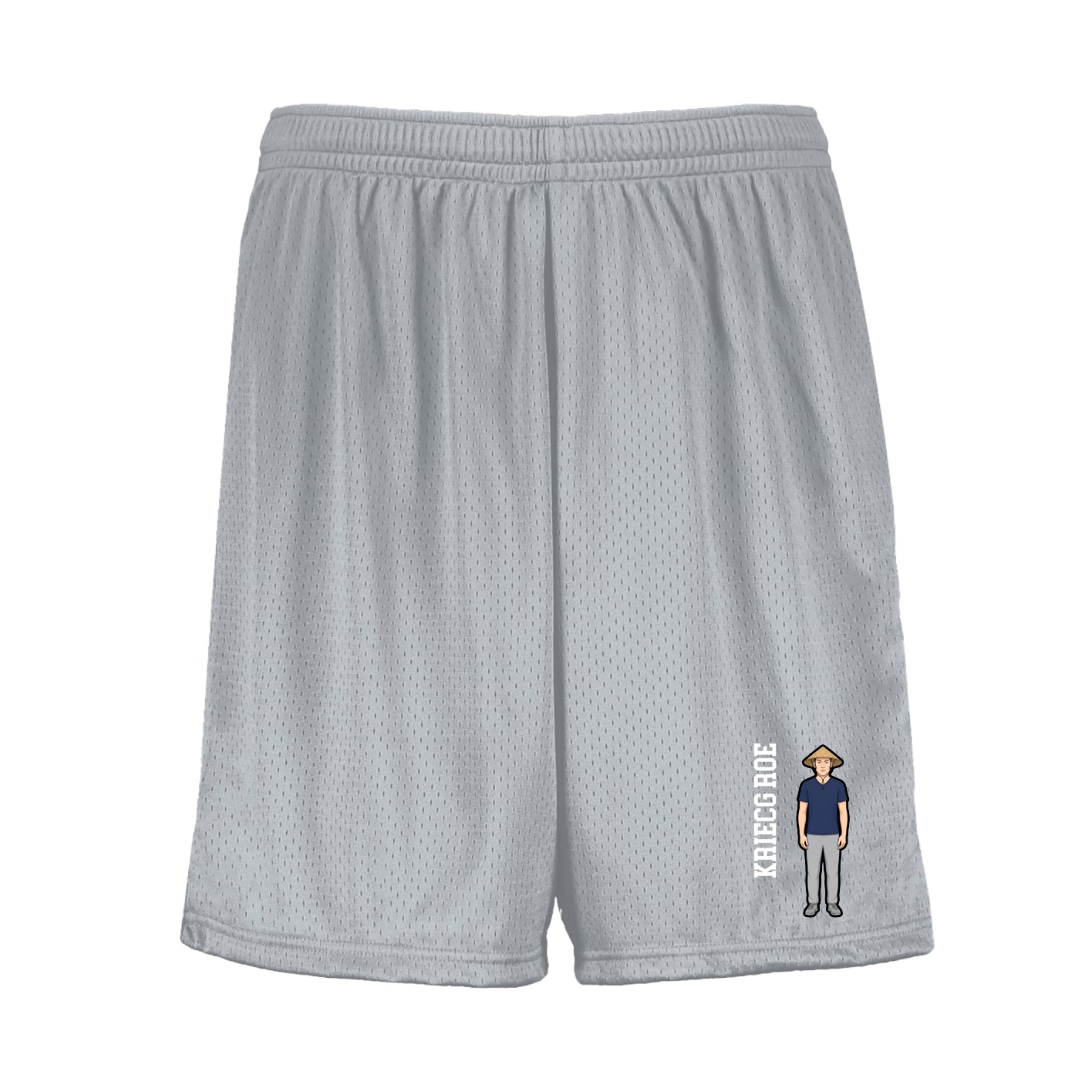 Shorts — Name Vertical in Silver
