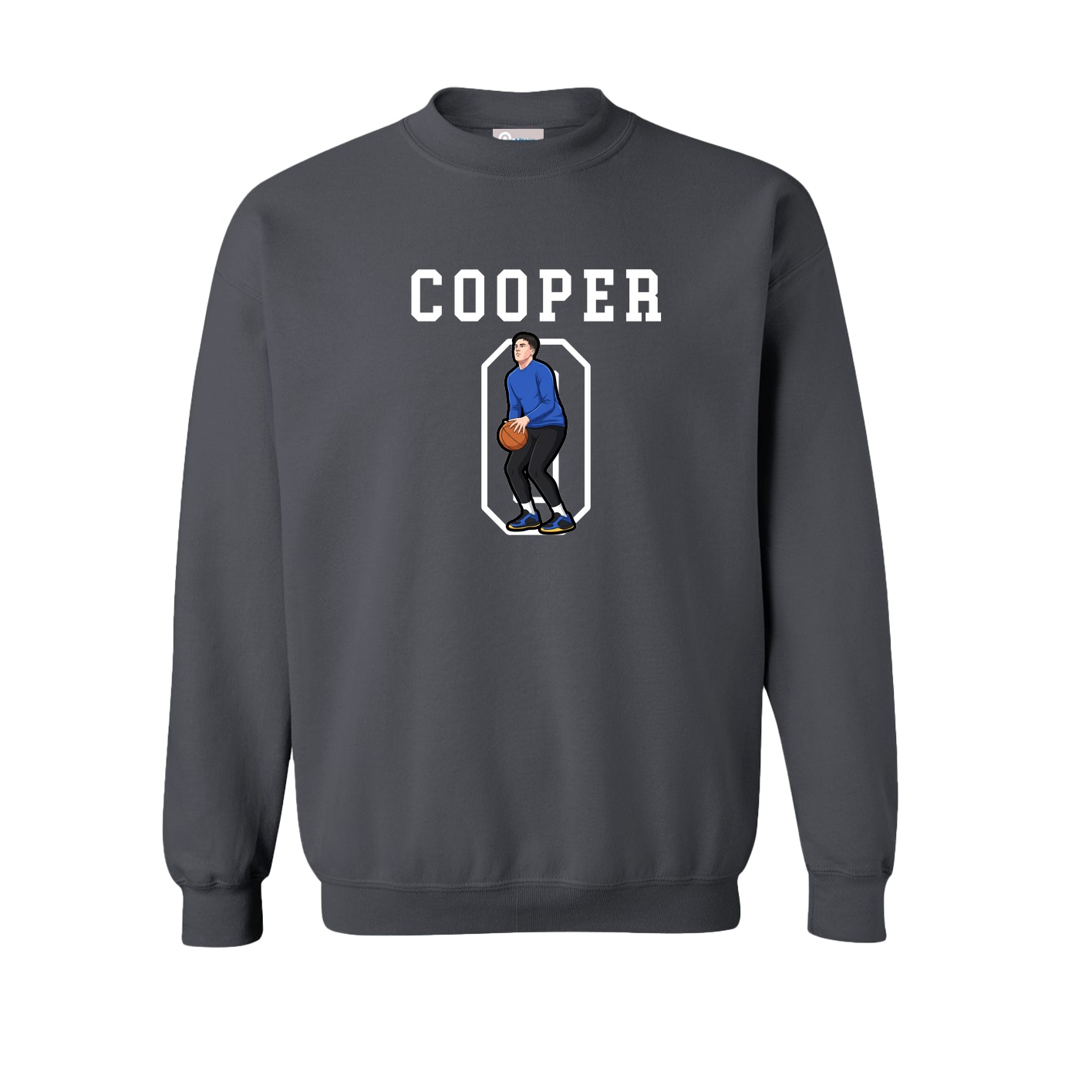 Fleece Crew — Shirsey in Grey
