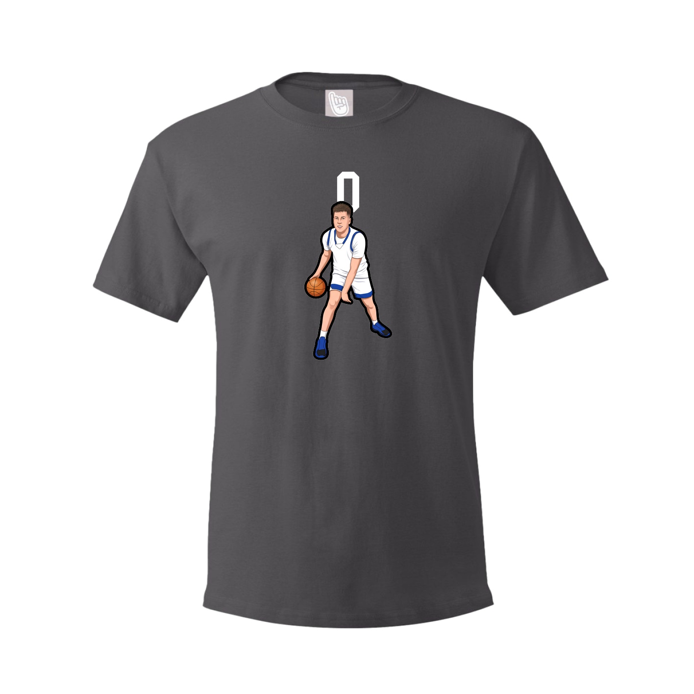 Tee — Number Top in Grey