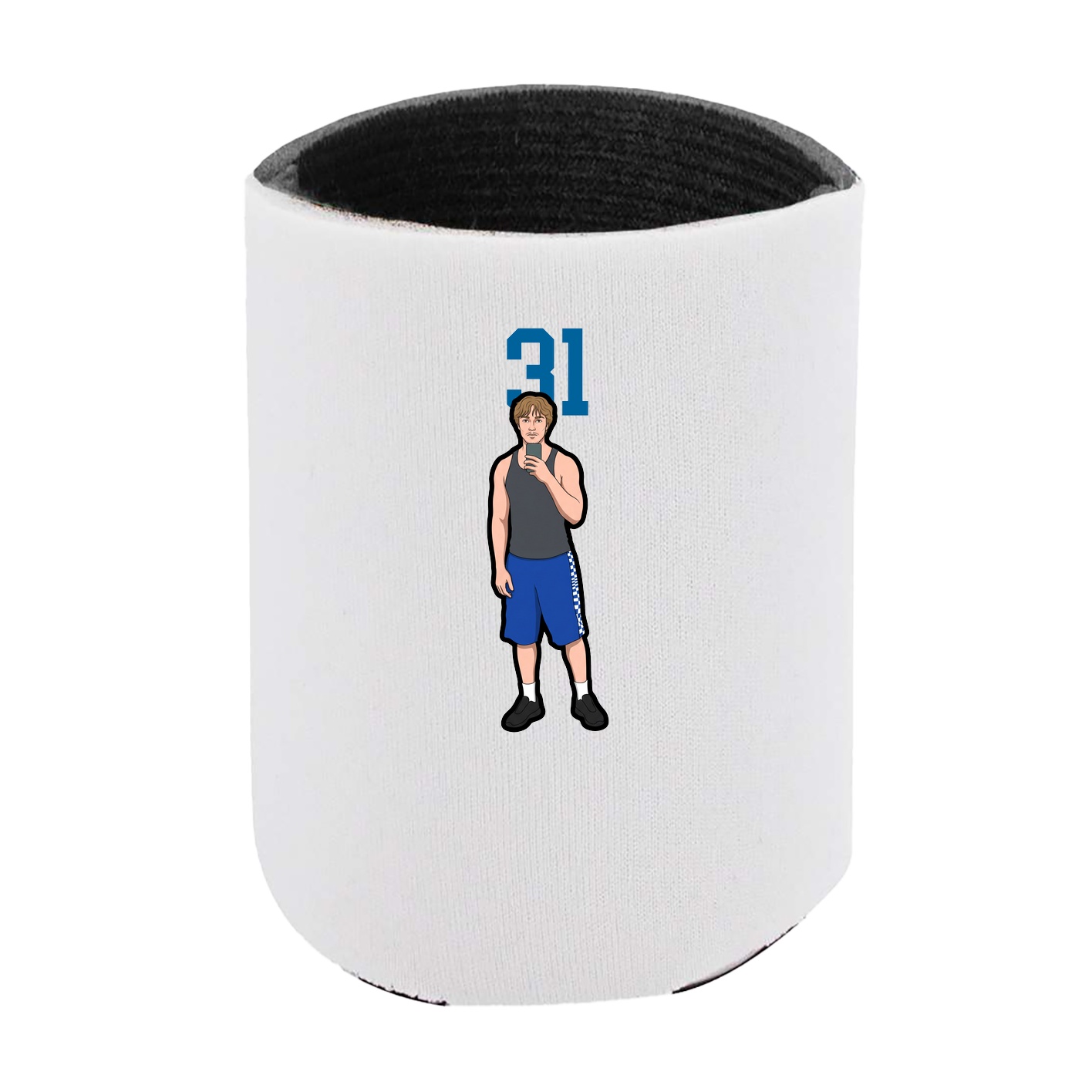 Can Holder — Number Top in White