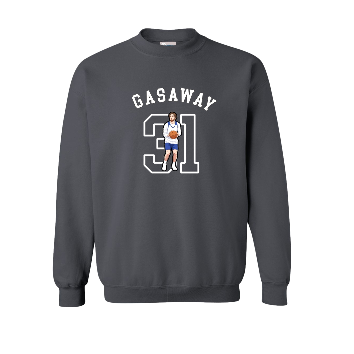 Fleece Crew — Shirsey Arch in Grey