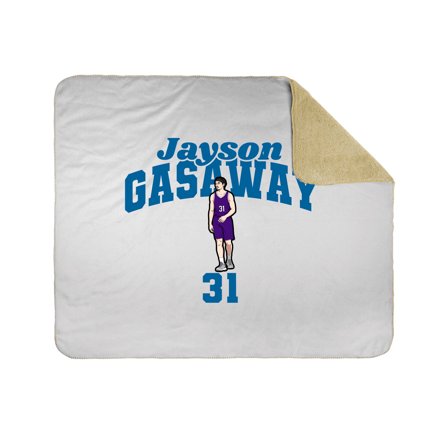 Throw Blanket — Signature Arch in White