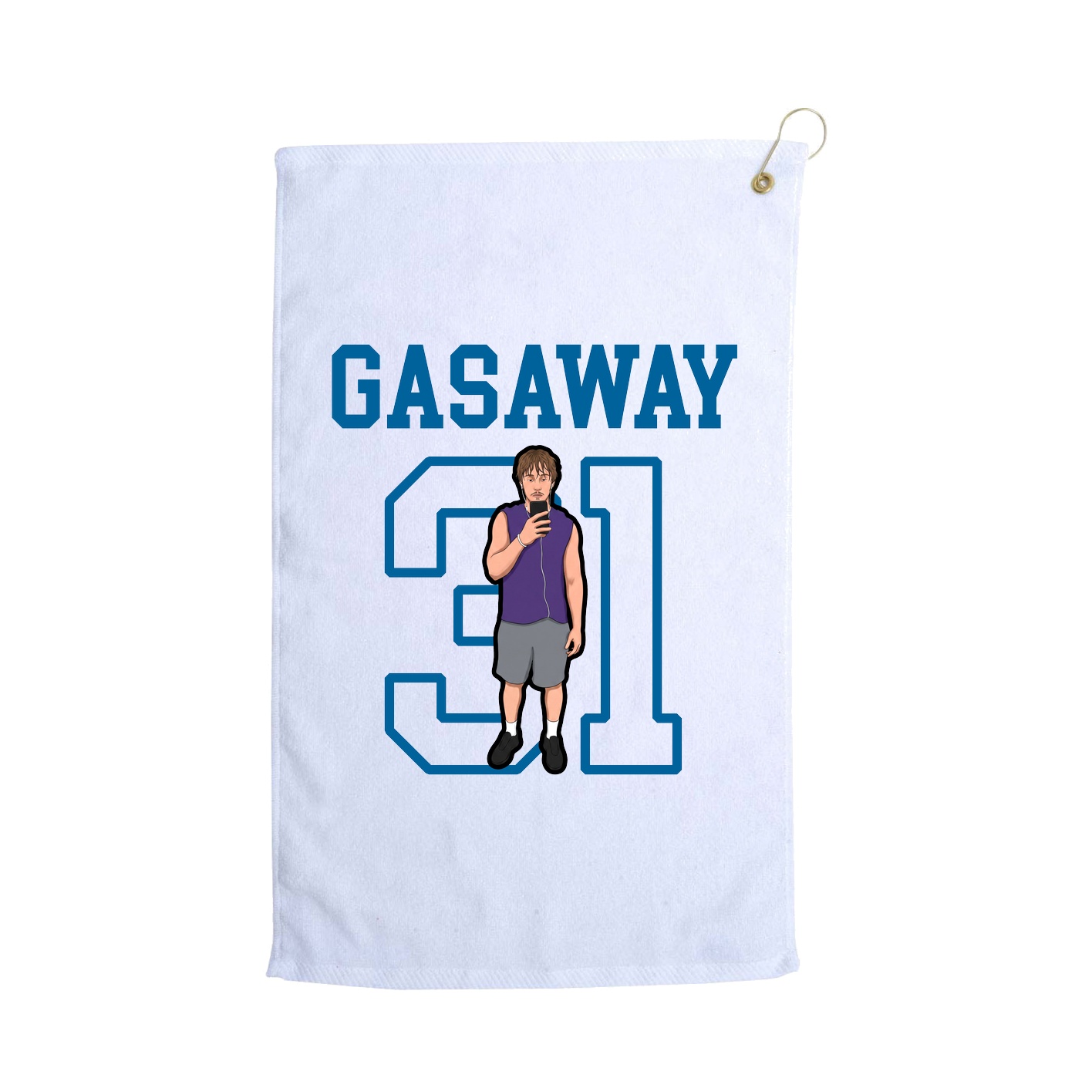 Golf Towel — Shirsey in White