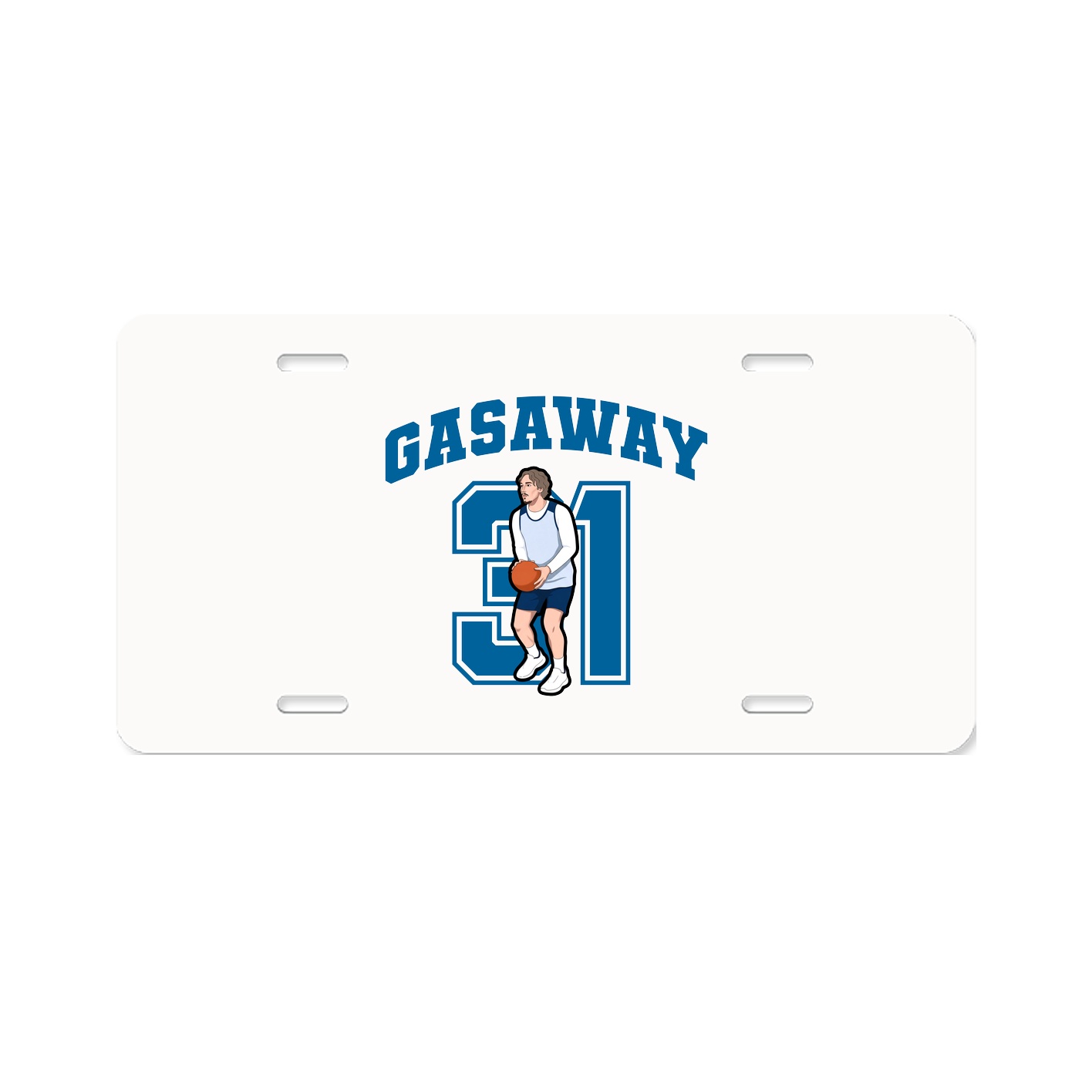 License Plate — Number in Classic