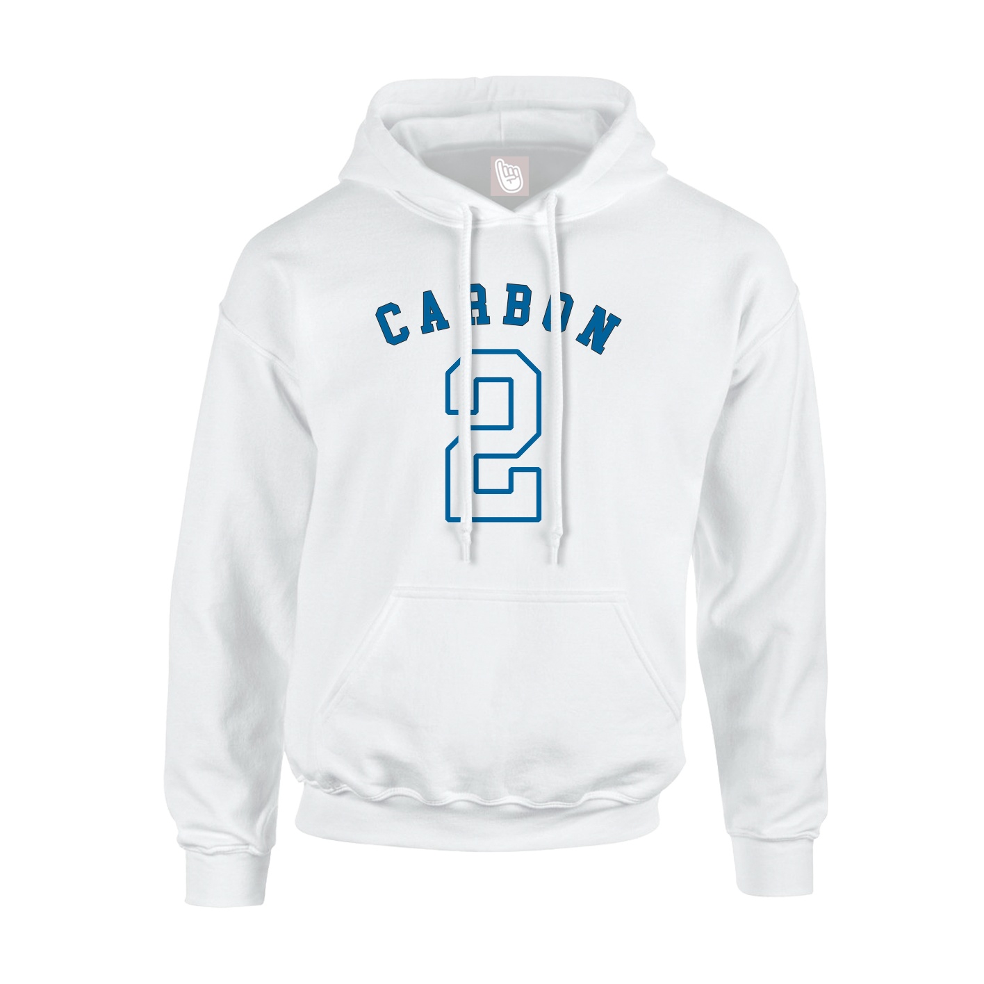 Hoodie — Shirsey Arch in White