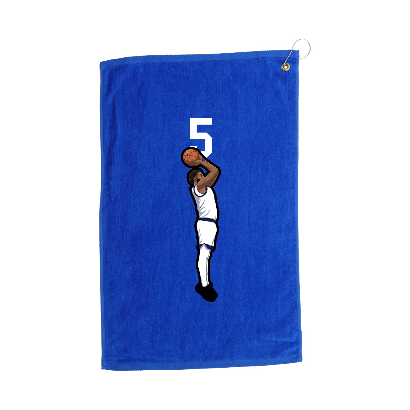 Golf Towel — Number Top in Royal