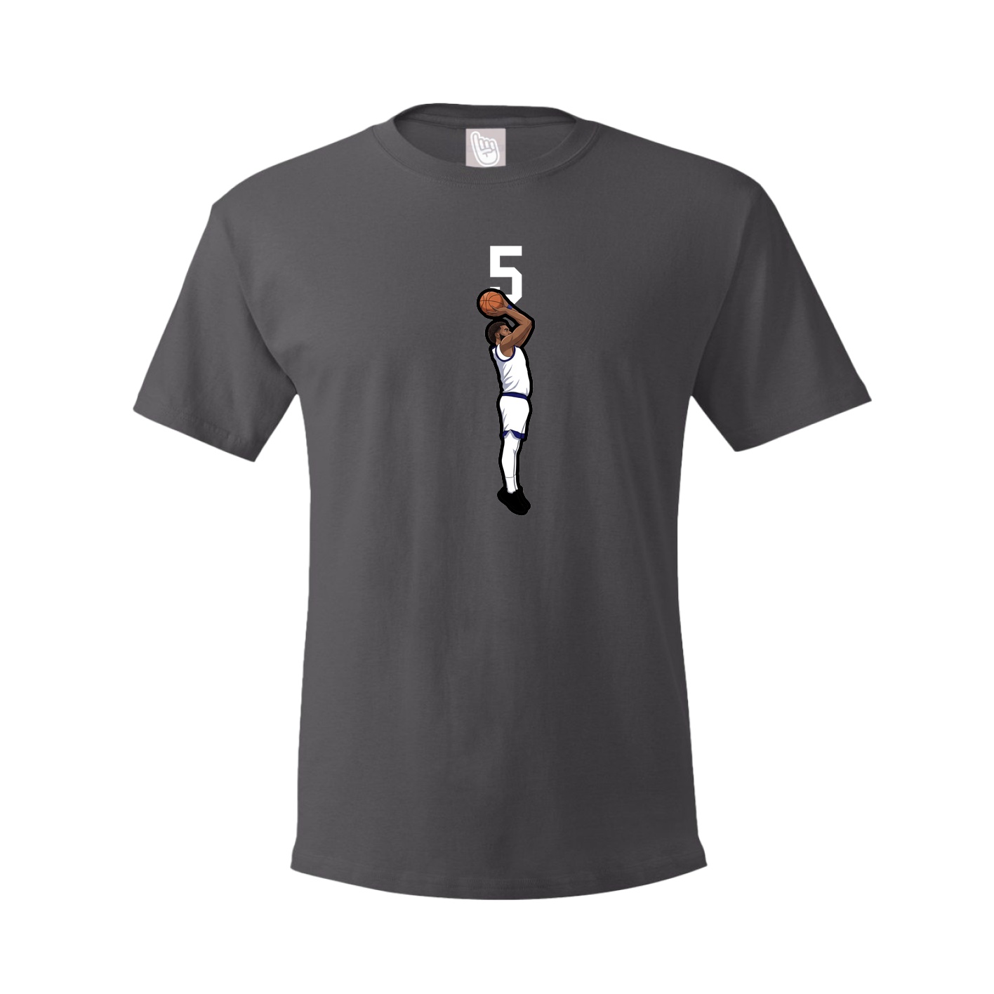 Tee — Number Top in Grey