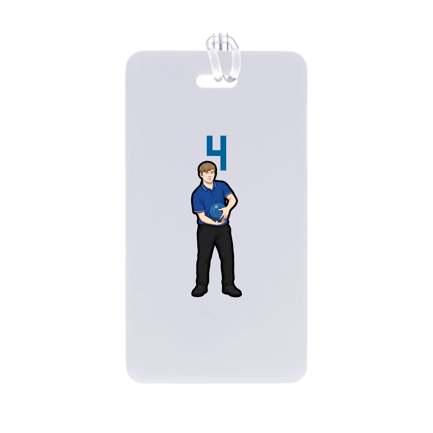 Bag Tag — Number Top in Classic