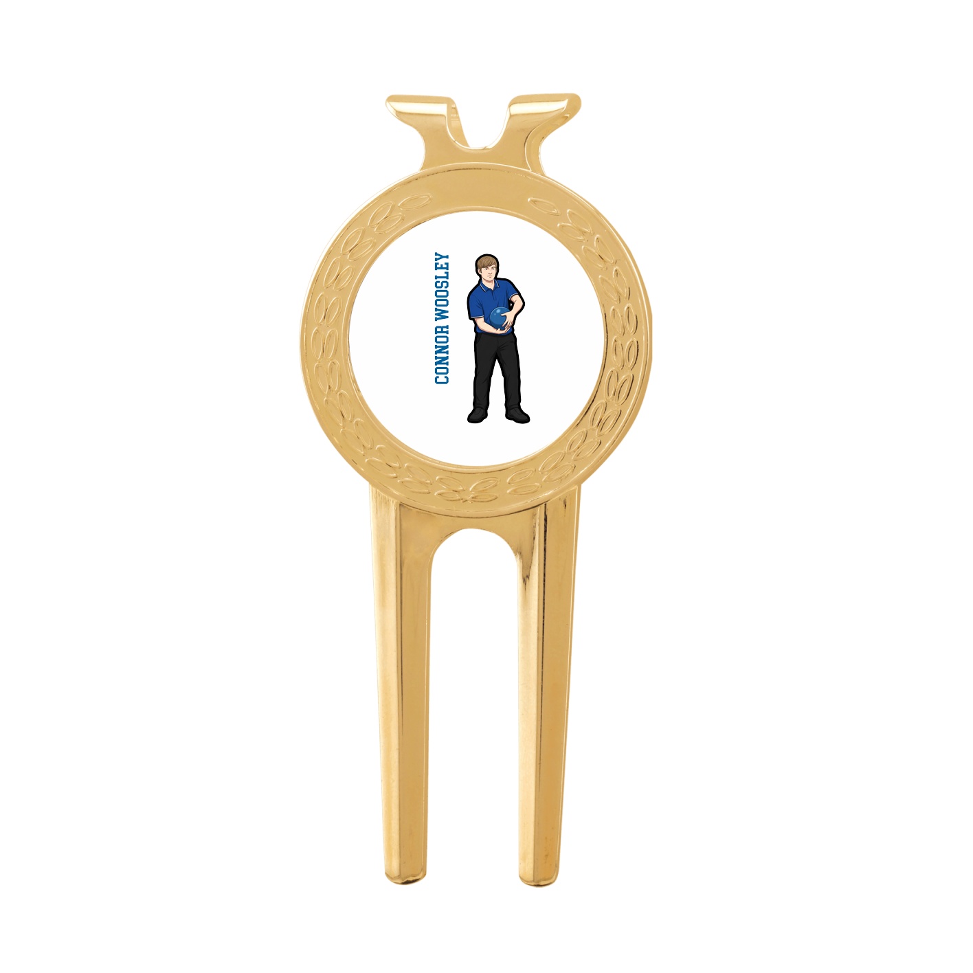 Divot Tool with Ball Marker — Name Vertical in Classic