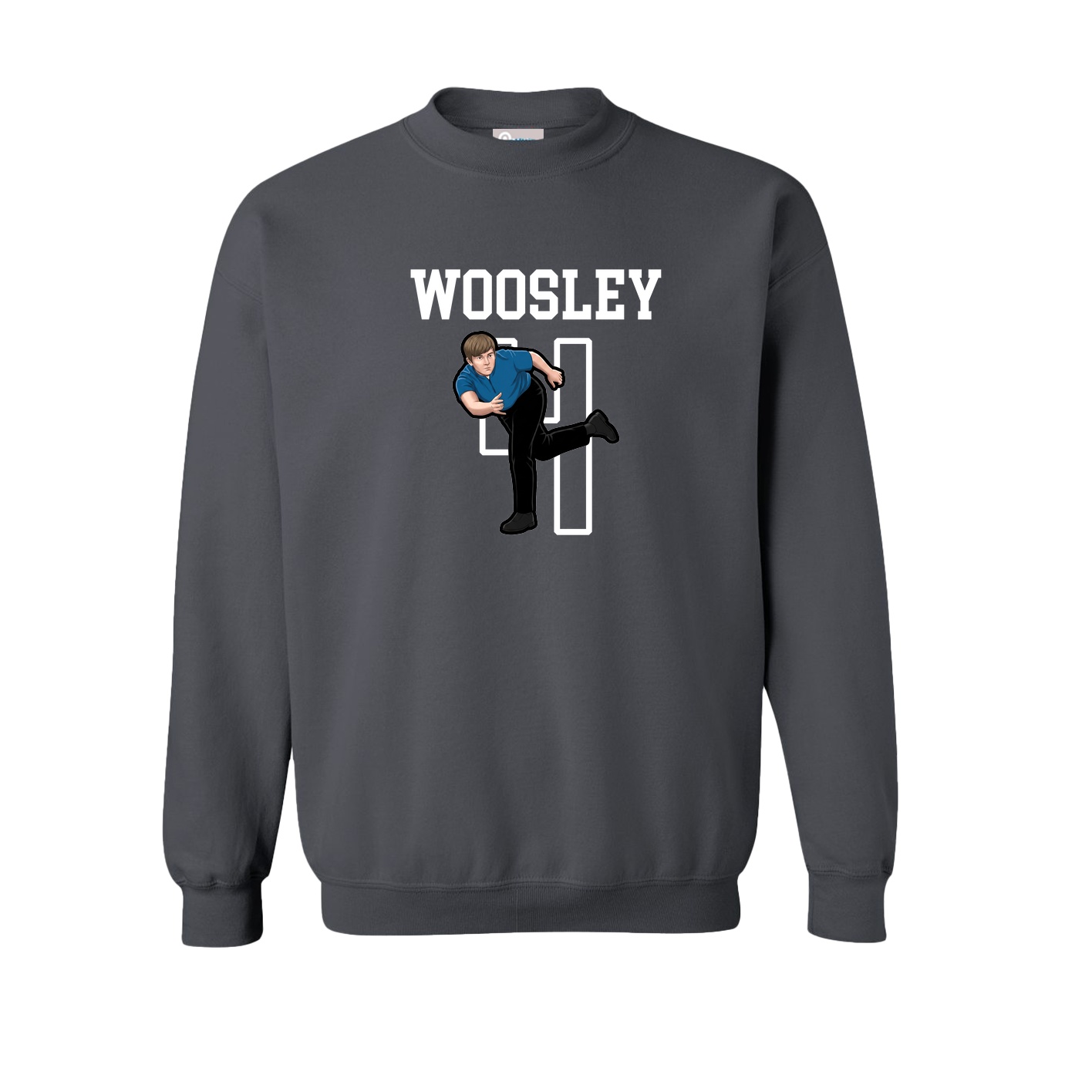 Fleece Crew — Shirsey in Grey
