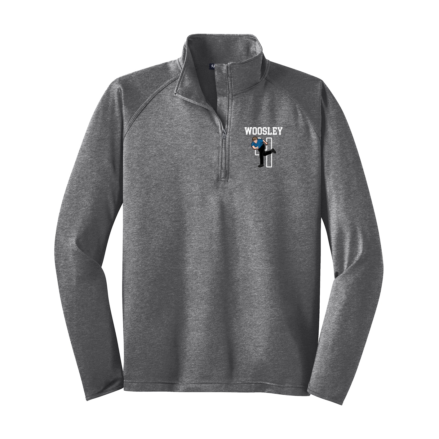Q-Zip Pullover — Shirsey in Grey