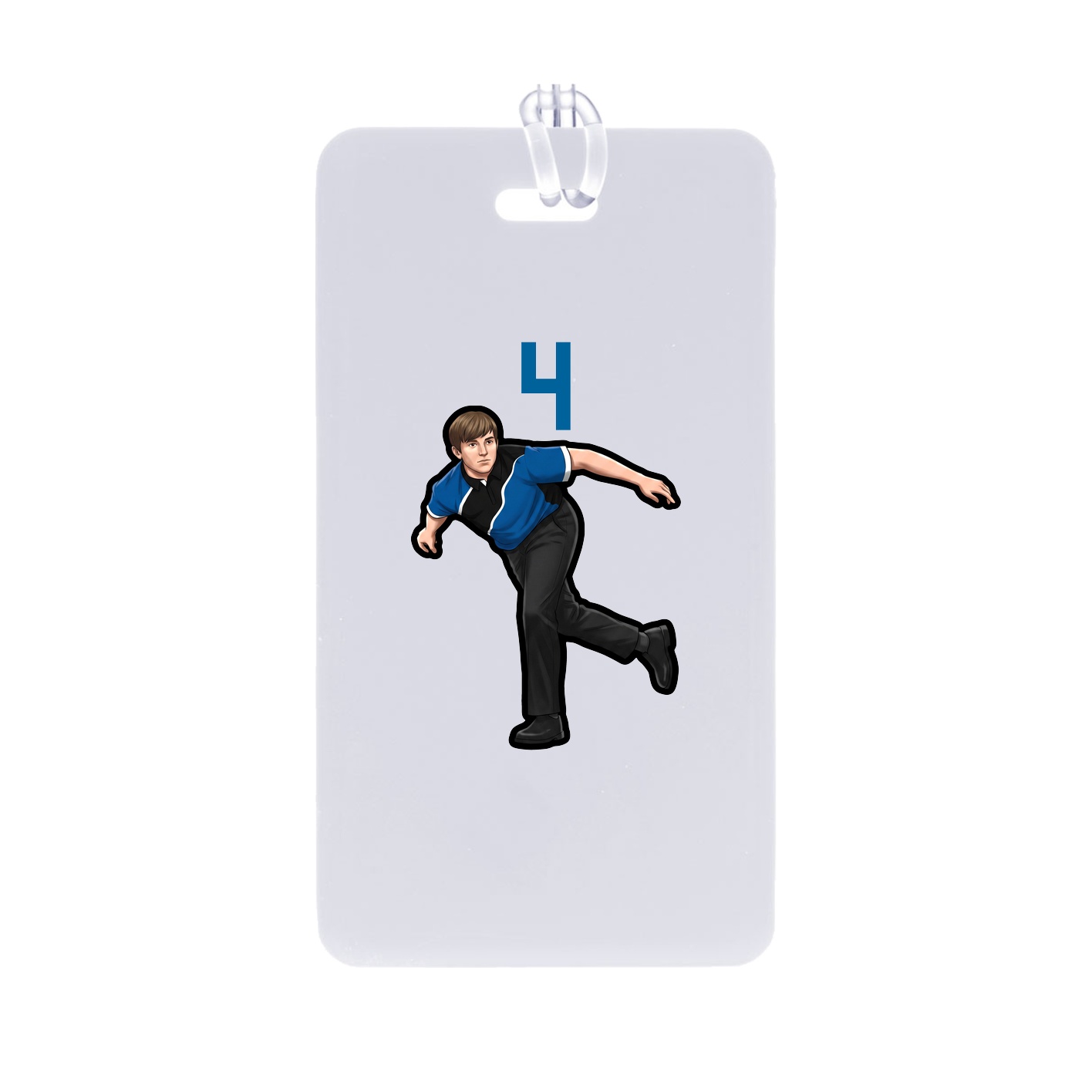 Bag Tag — Number Top in Classic