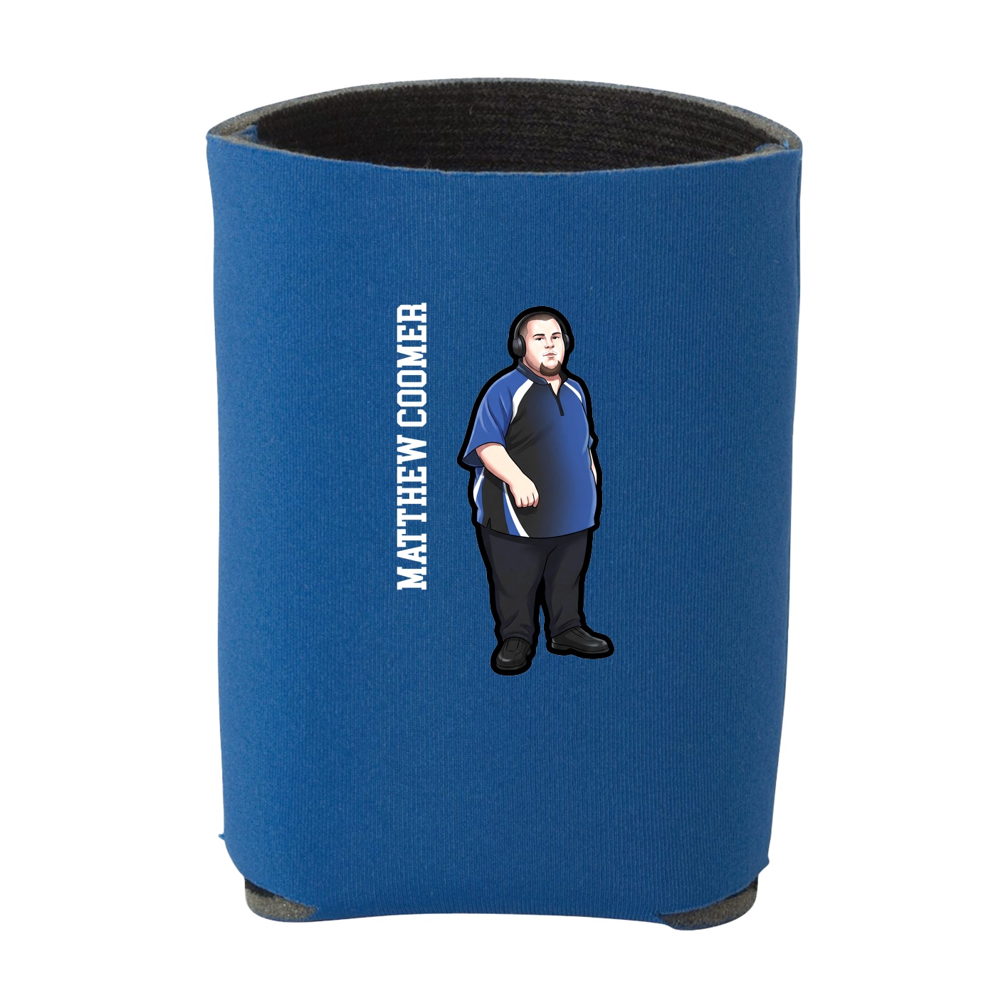 Can Holder — Name Vertical in Royal