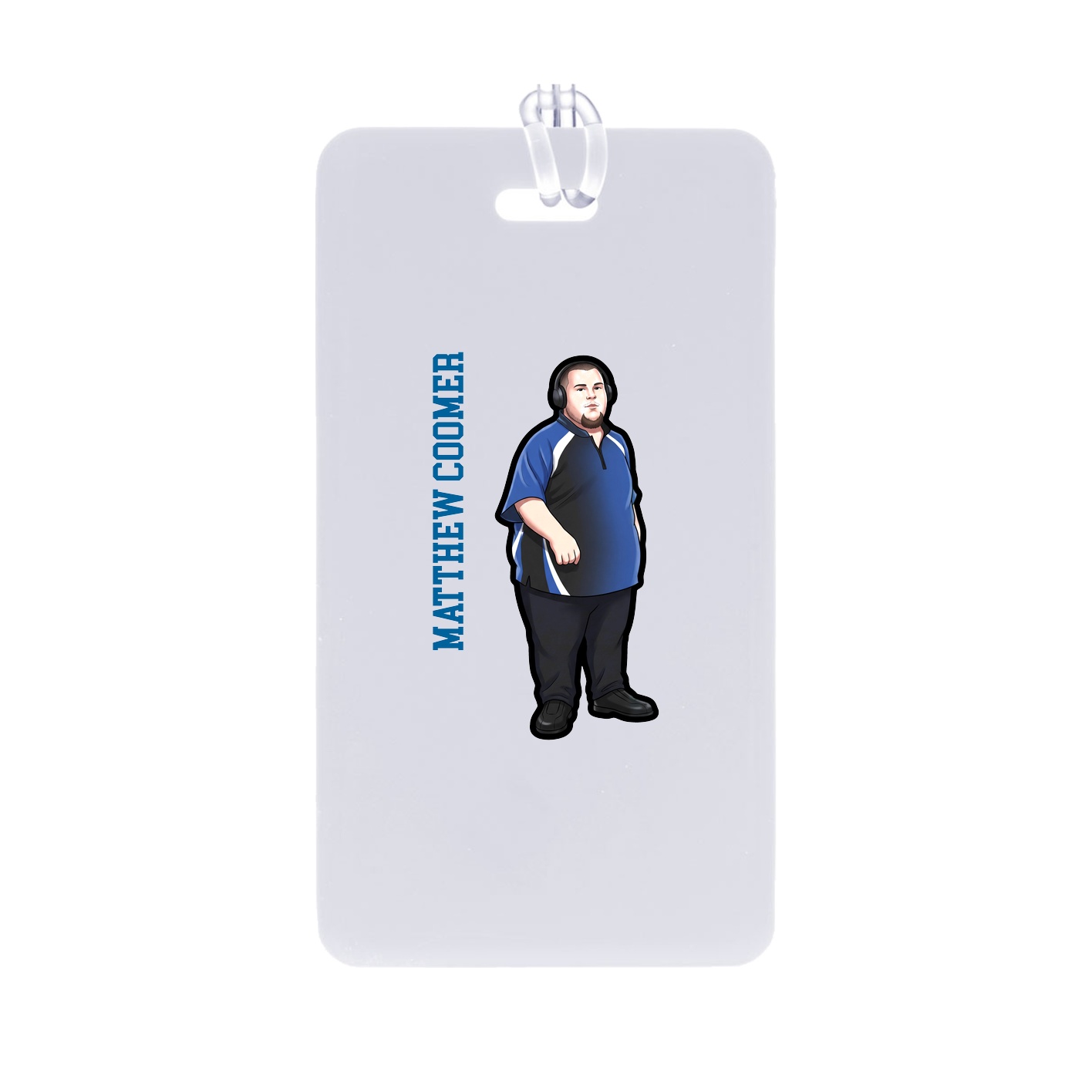 Bag Tag — Name Vertical in Classic