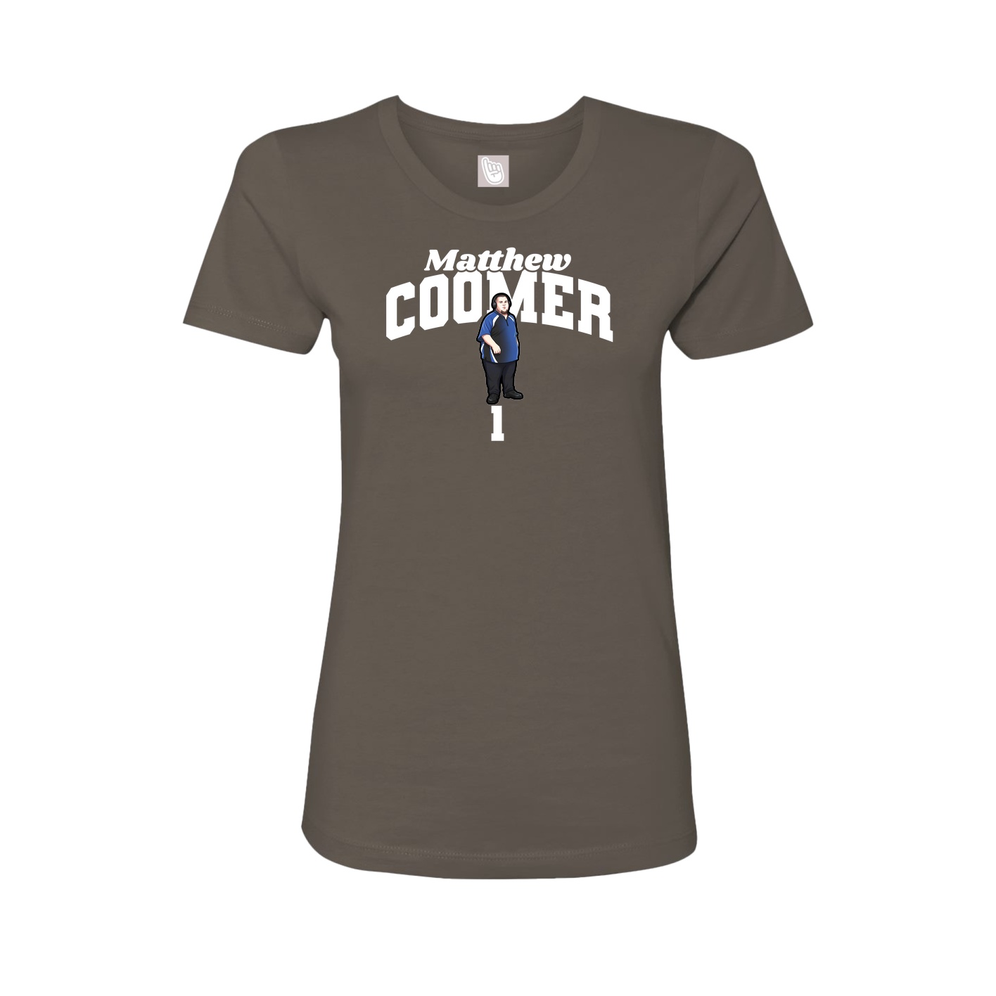 Womens Tee — Signature Arch in Grey