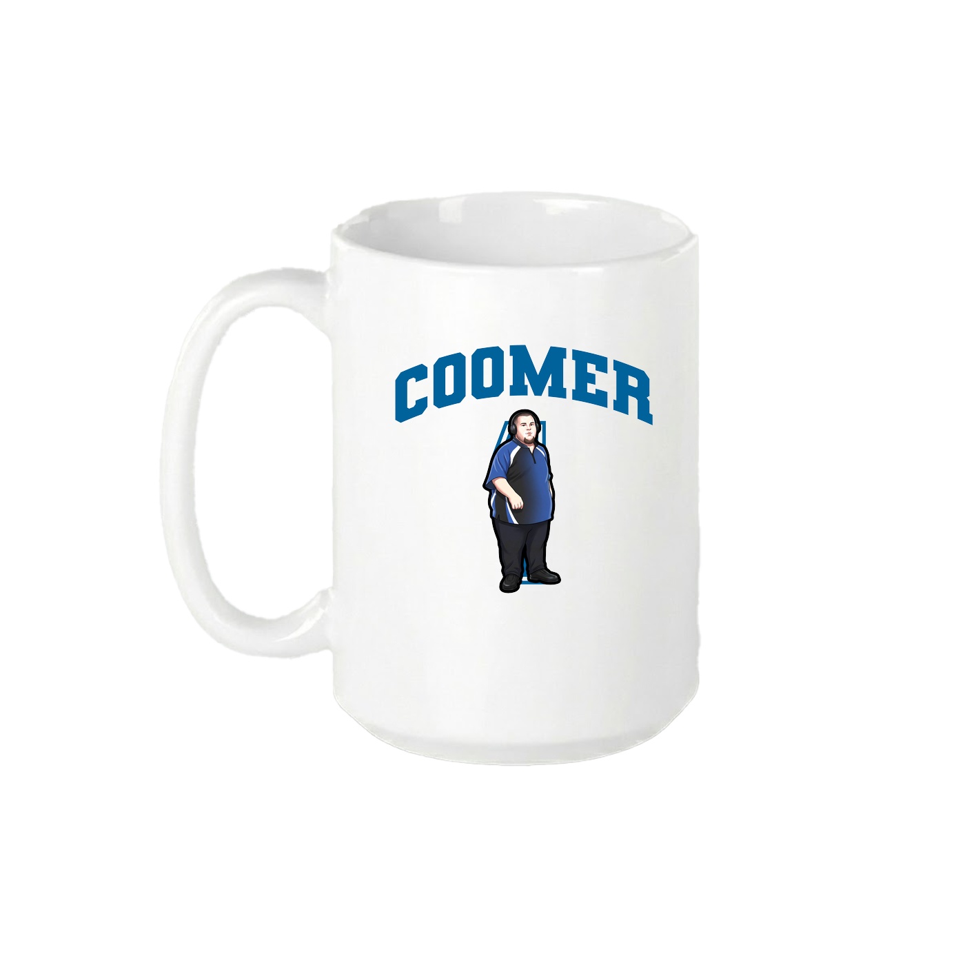 15oz Coffee Mug — Number in White