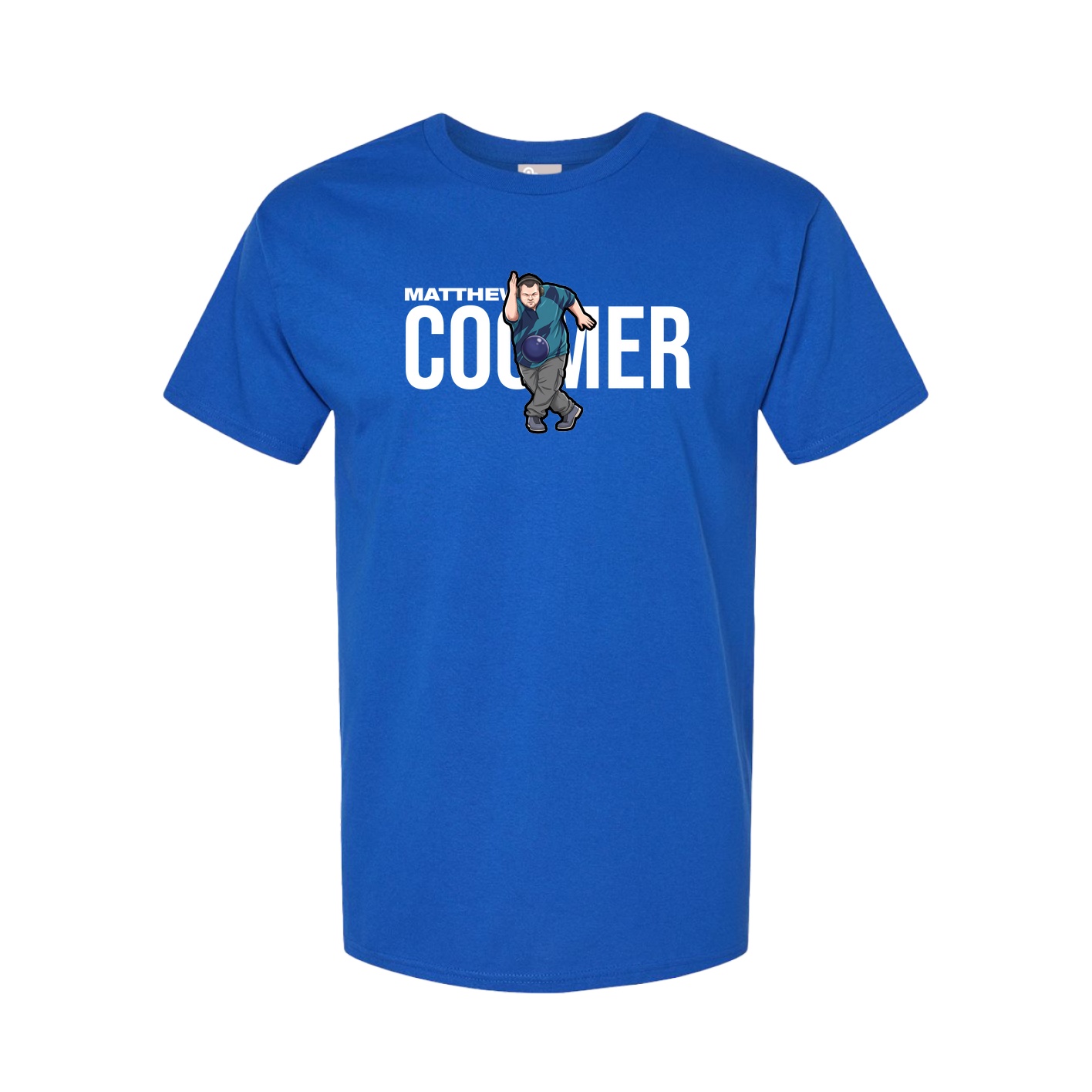 Youth Tee — Player Name in Royal