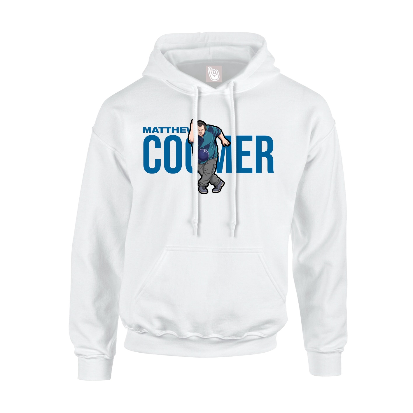 Youth Hoodie — Player Name in White