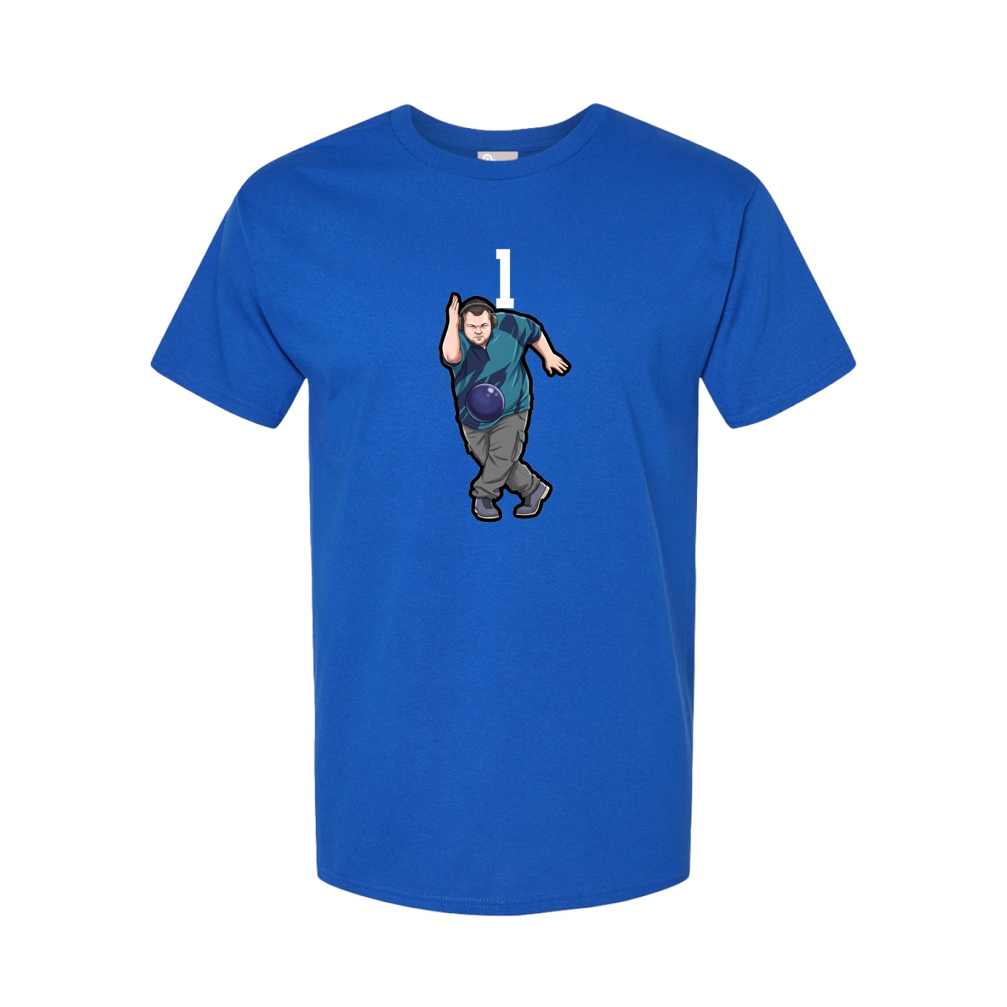 Tee — Number Top in Royal