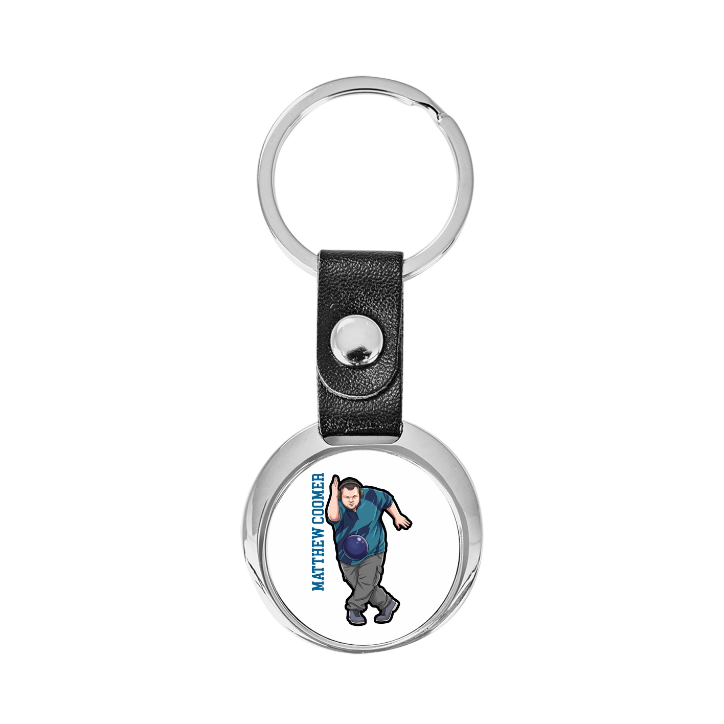 Key Chain — Name Vertical in Classic