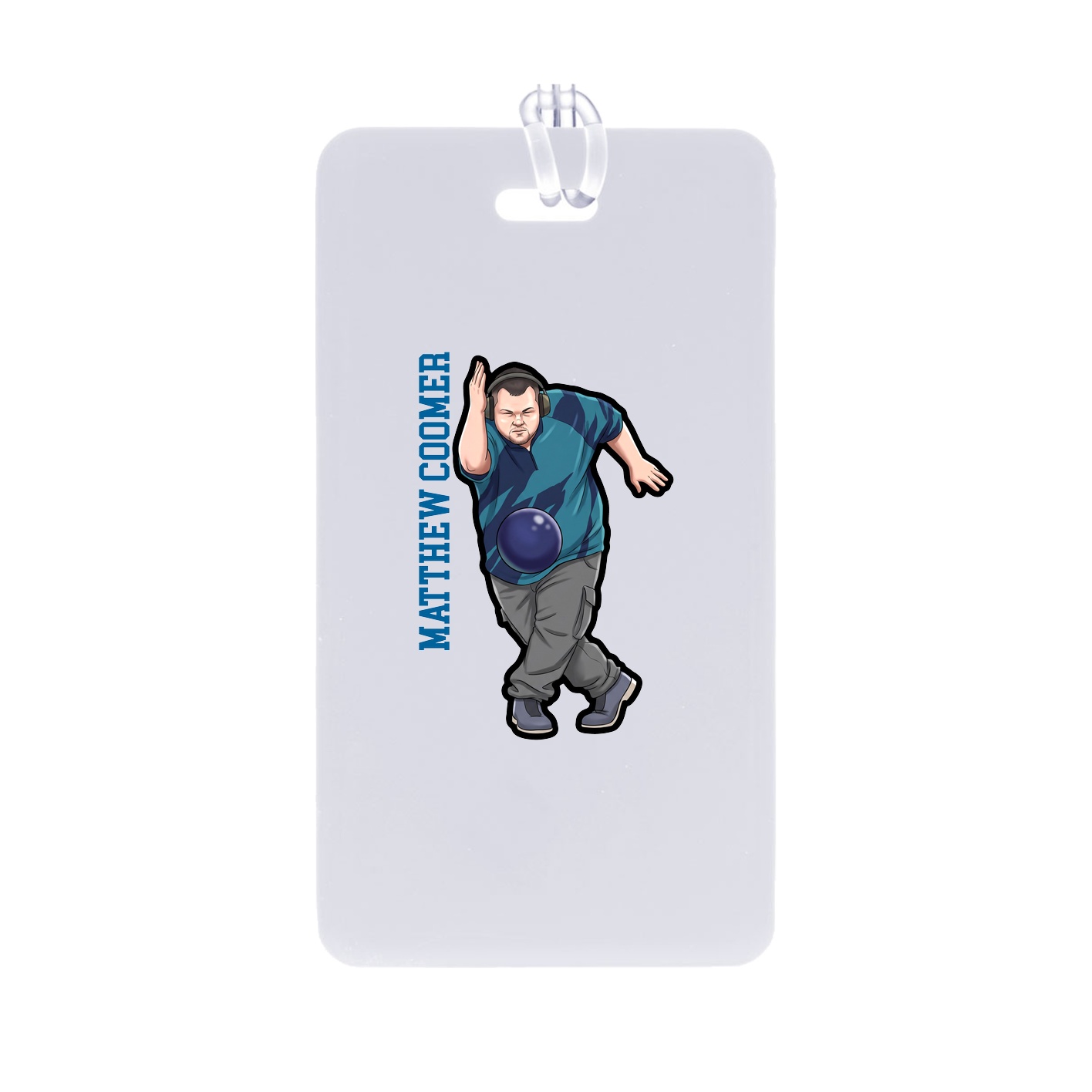 Bag Tag — Name Vertical in Classic