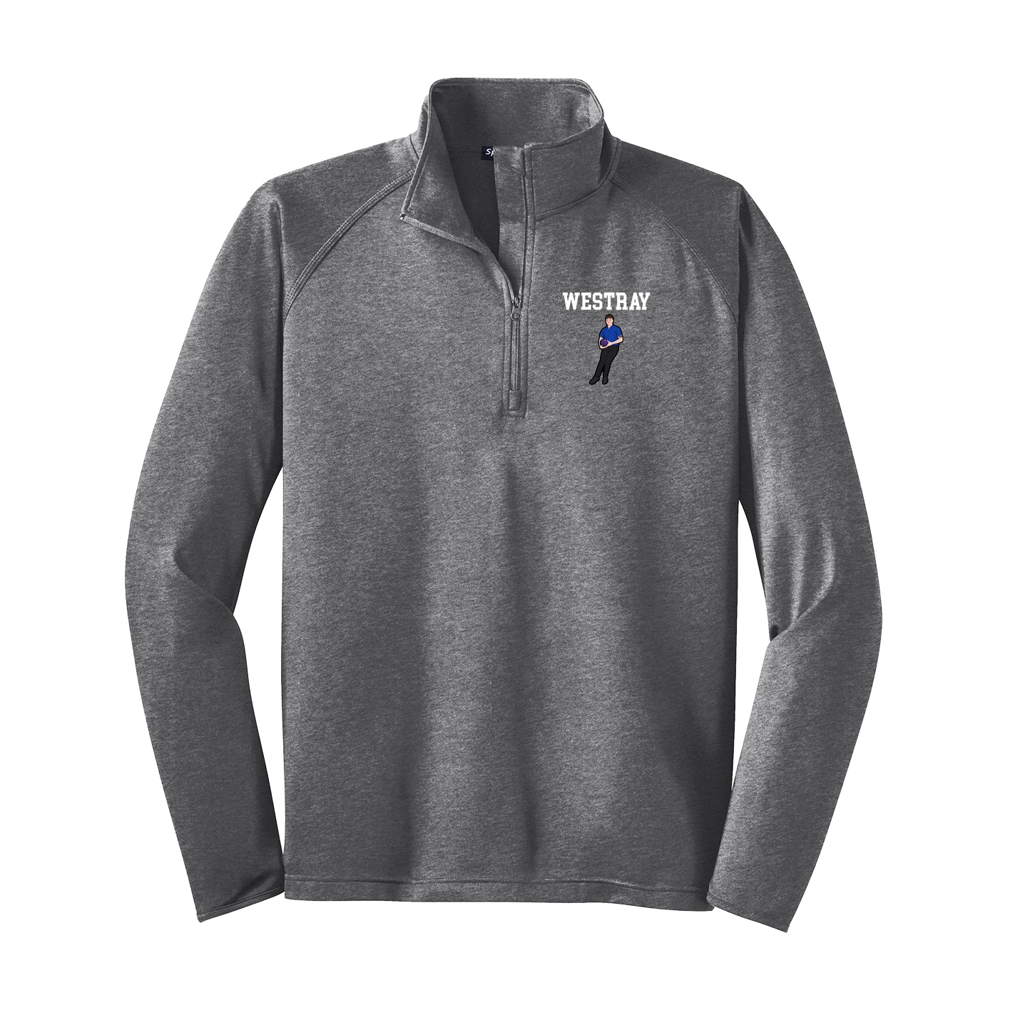 Q-Zip Pullover — Shirsey in Grey