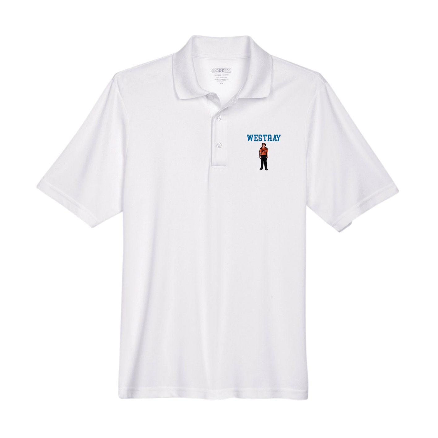 Performance Polo — Shirsey in White
