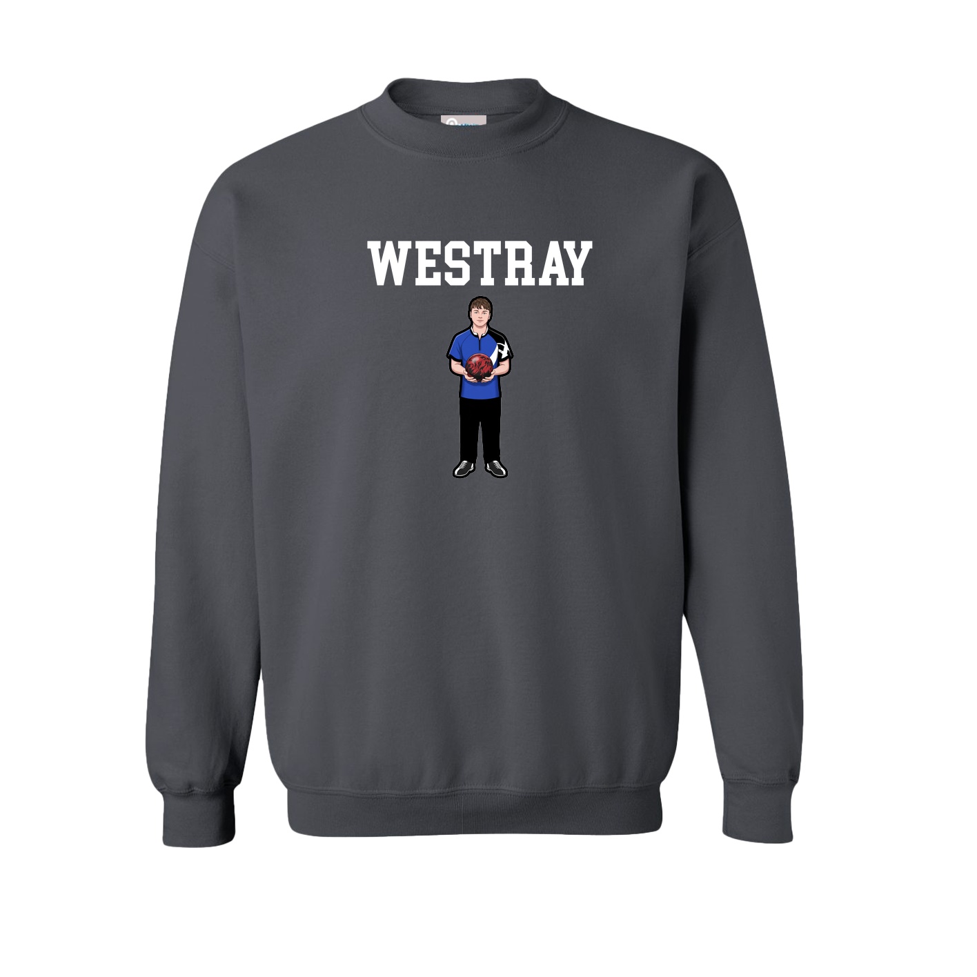 Fleece Crew — Shirsey in Grey