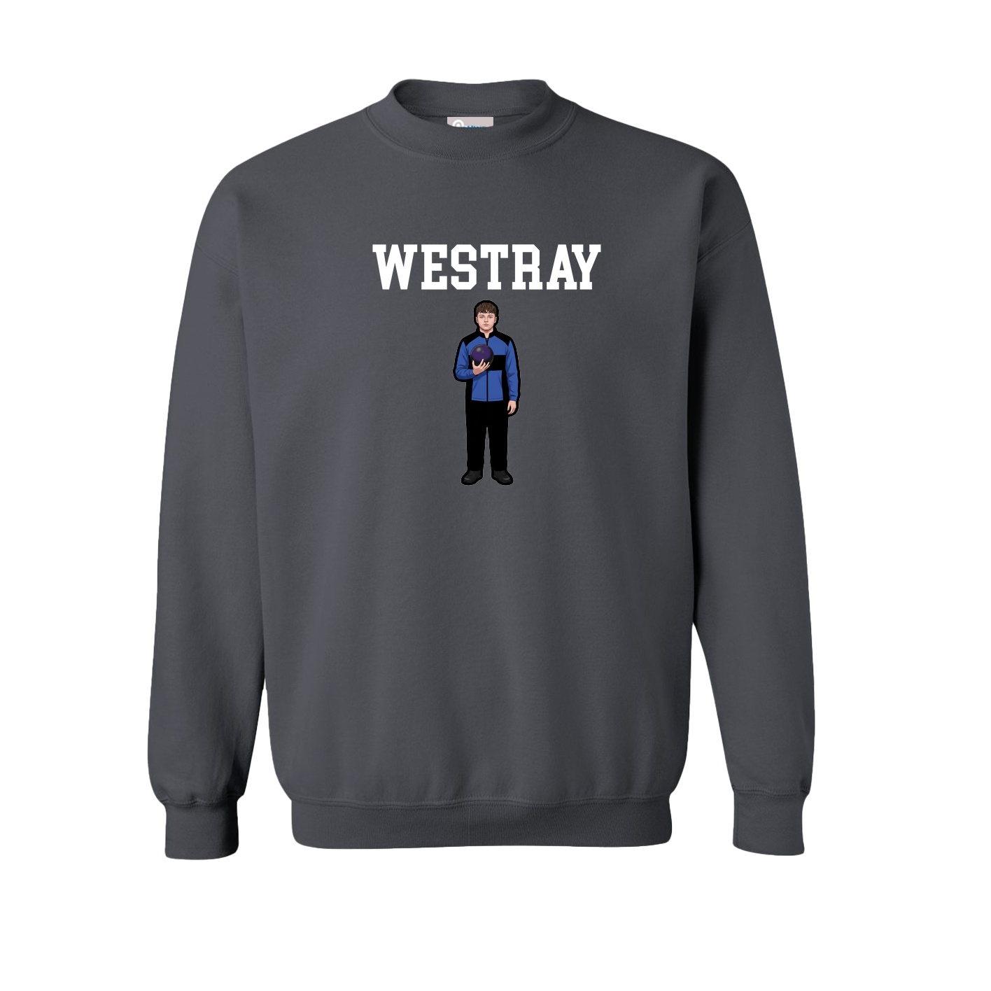 Fleece Crew — Shirsey in Grey