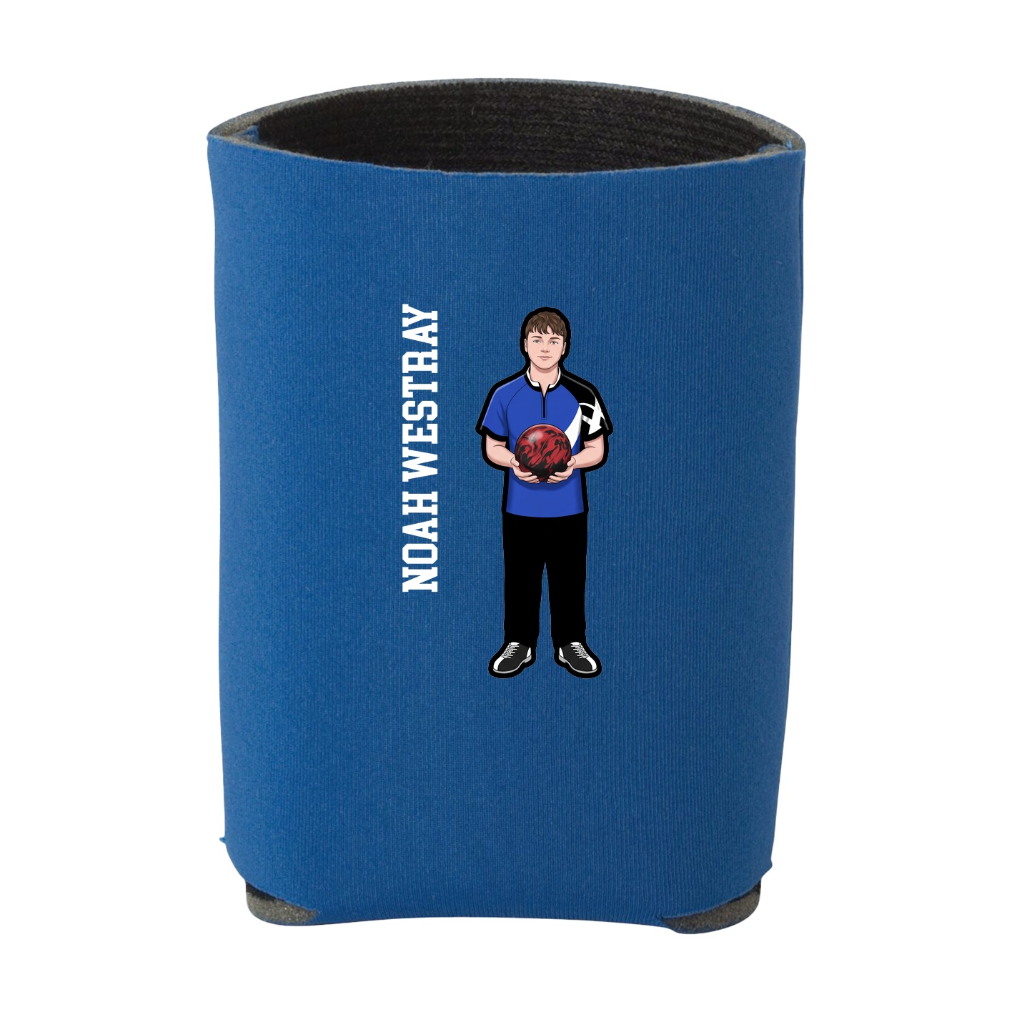 Can Holder — Name Vertical in Royal