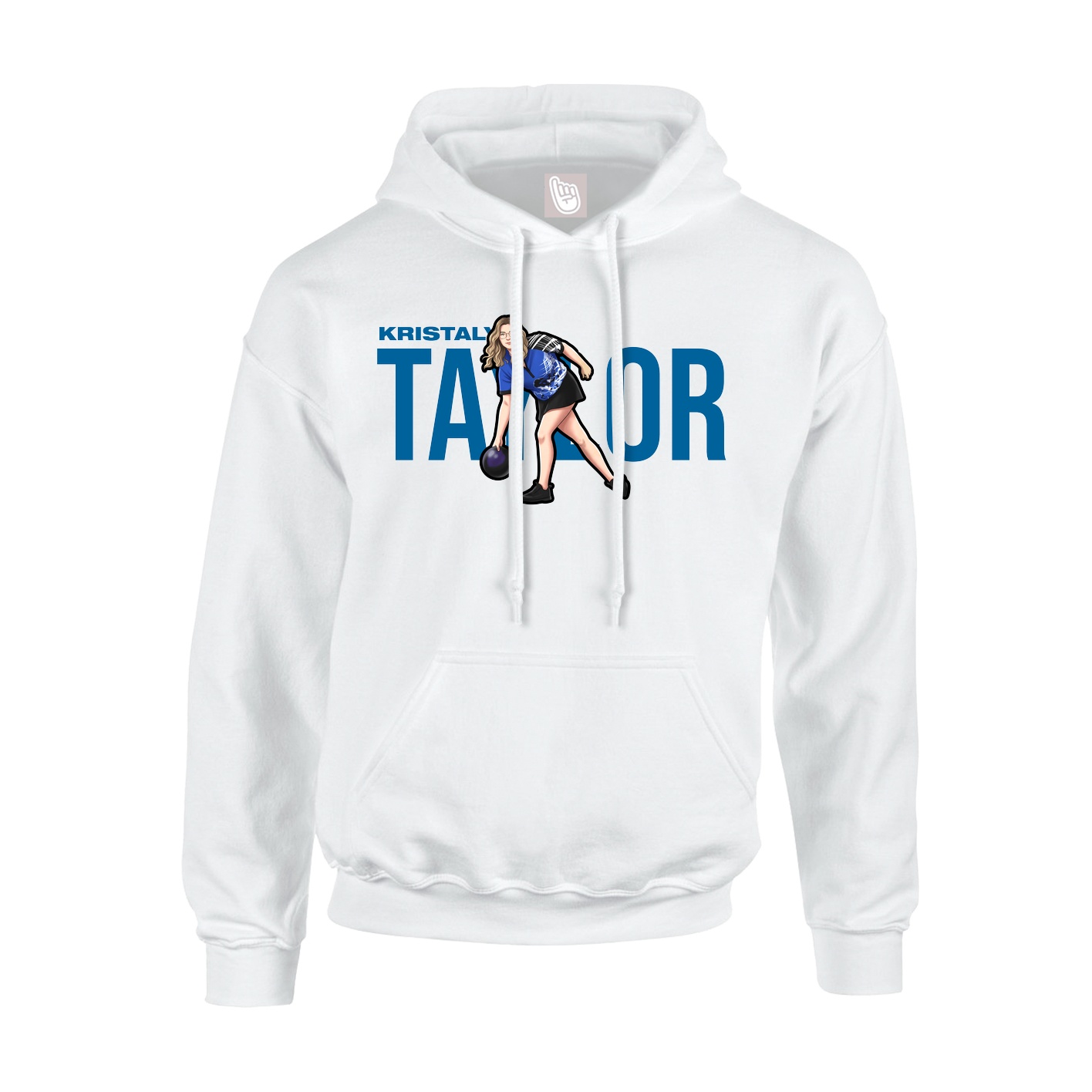 Hoodie — Player Name in White