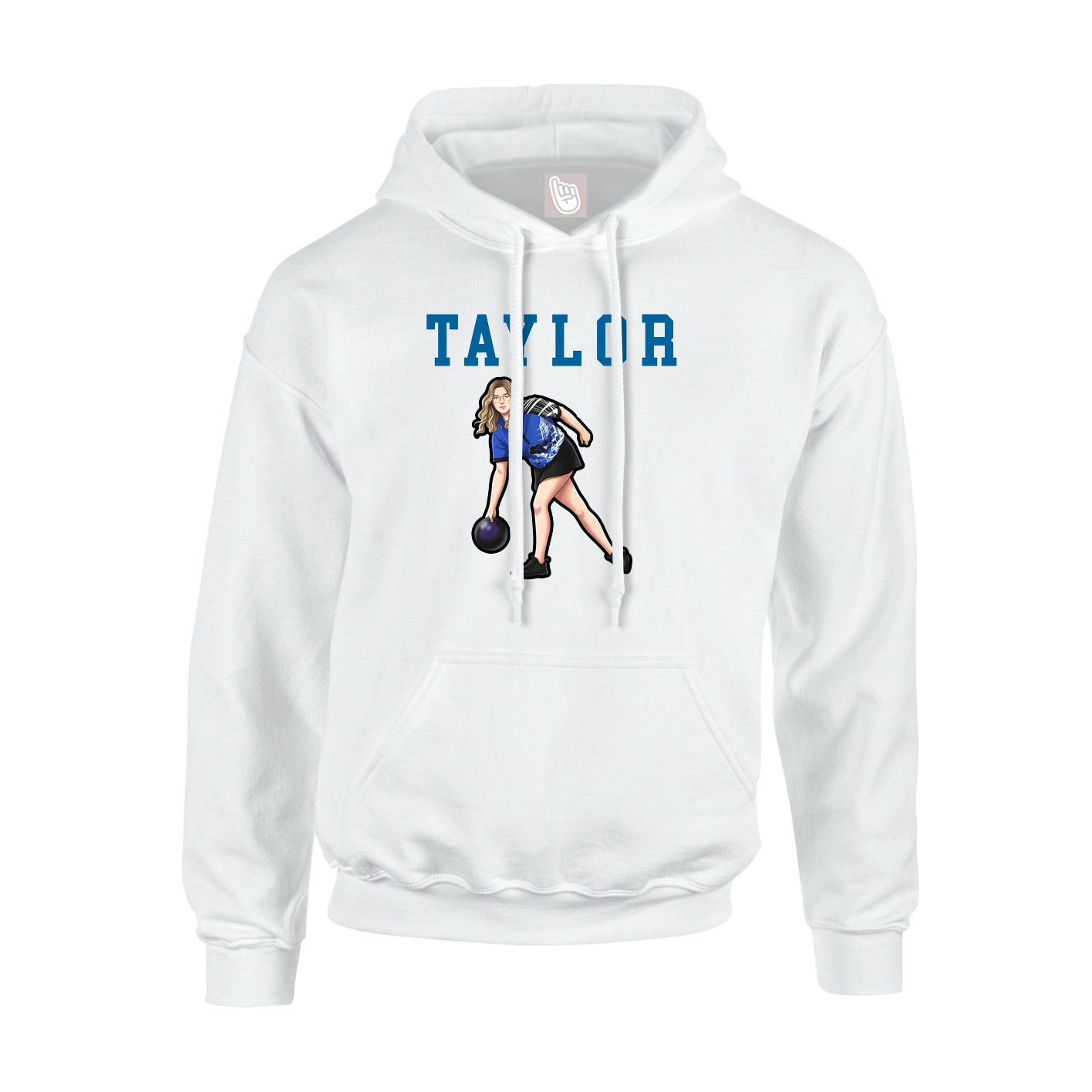 Hoodie — Shirsey in White