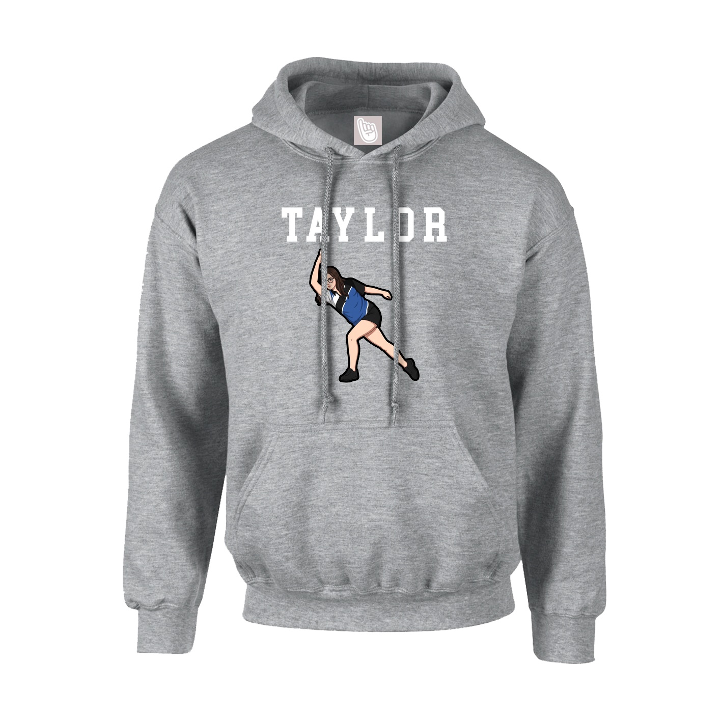 Hoodie — Shirsey in Grey