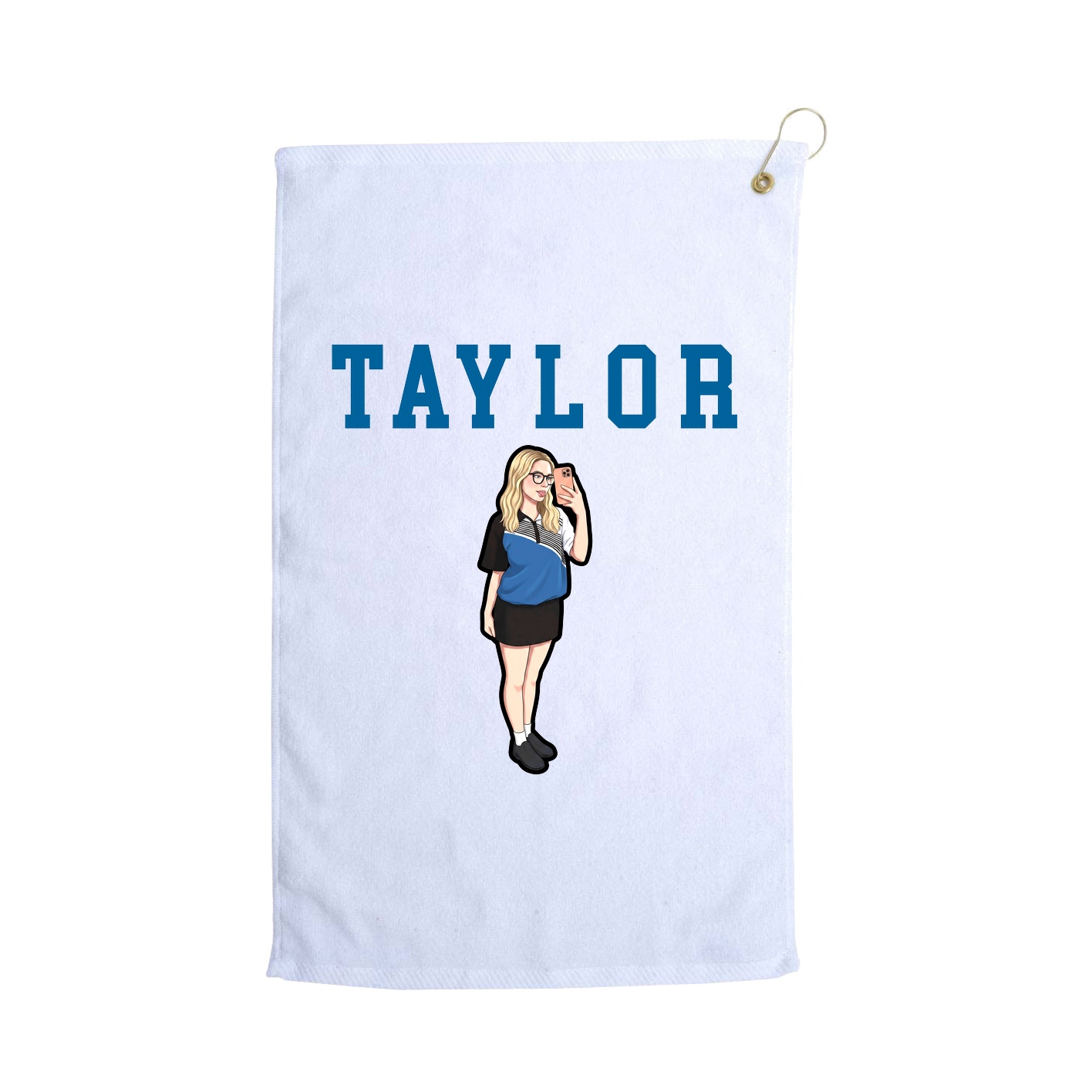 Golf Towel — Shirsey in White