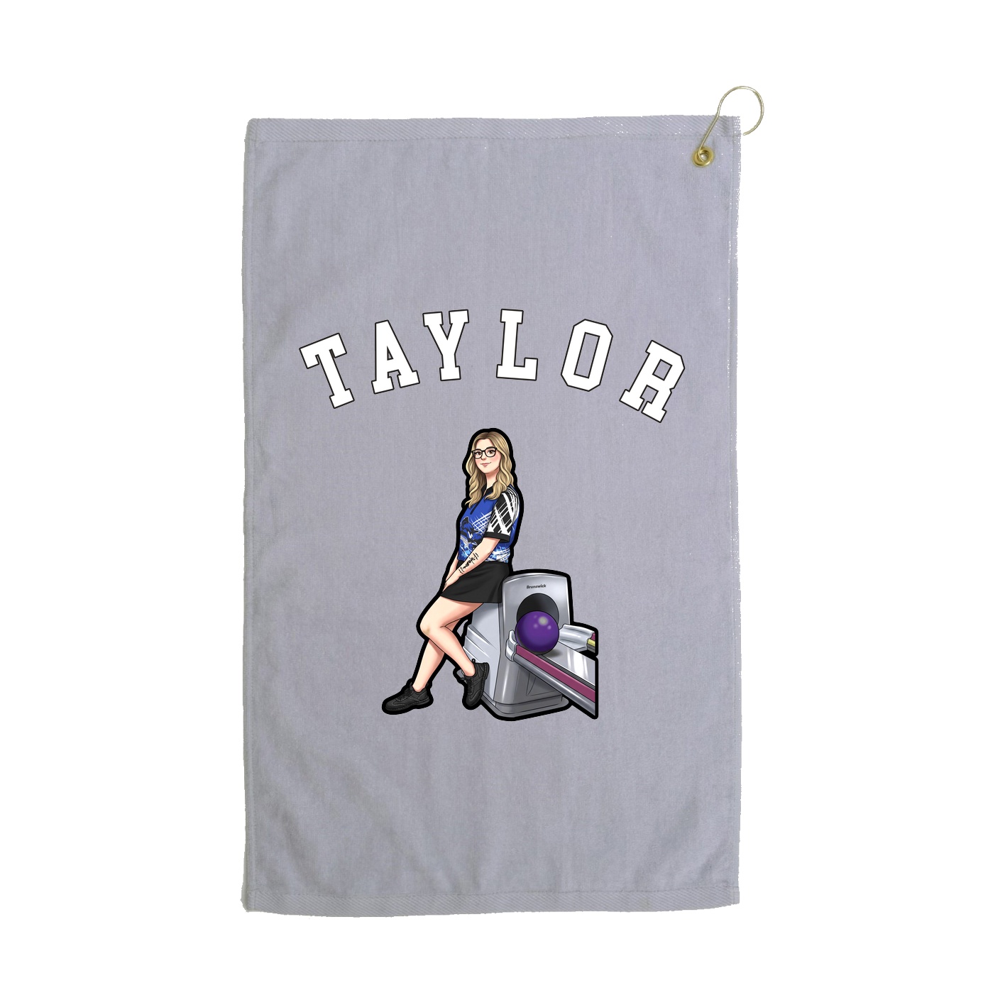 Golf Towel — Shirsey Arch in Grey