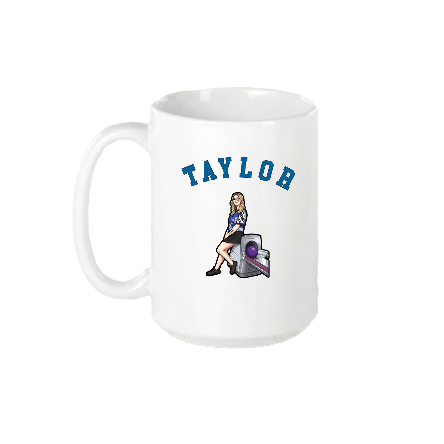 15oz Coffee Mug — Shirsey Arch in White