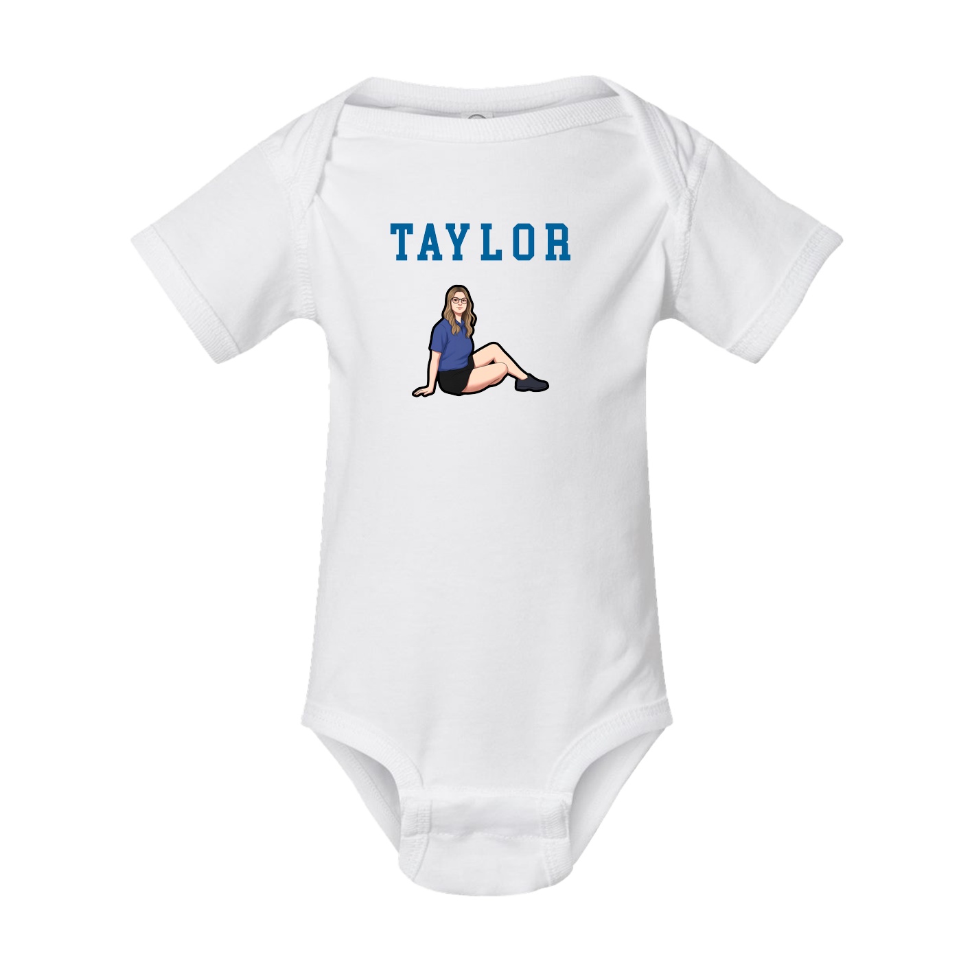 Baby Onesie — Shirsey in White
