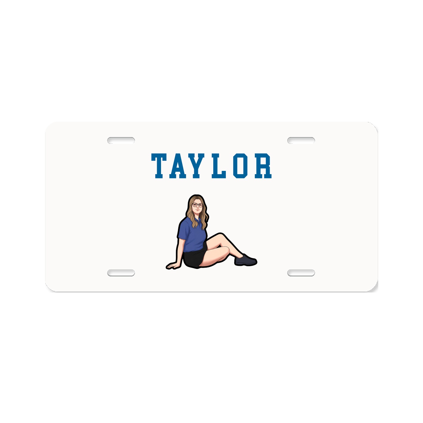 License Plate — Shirsey in Classic