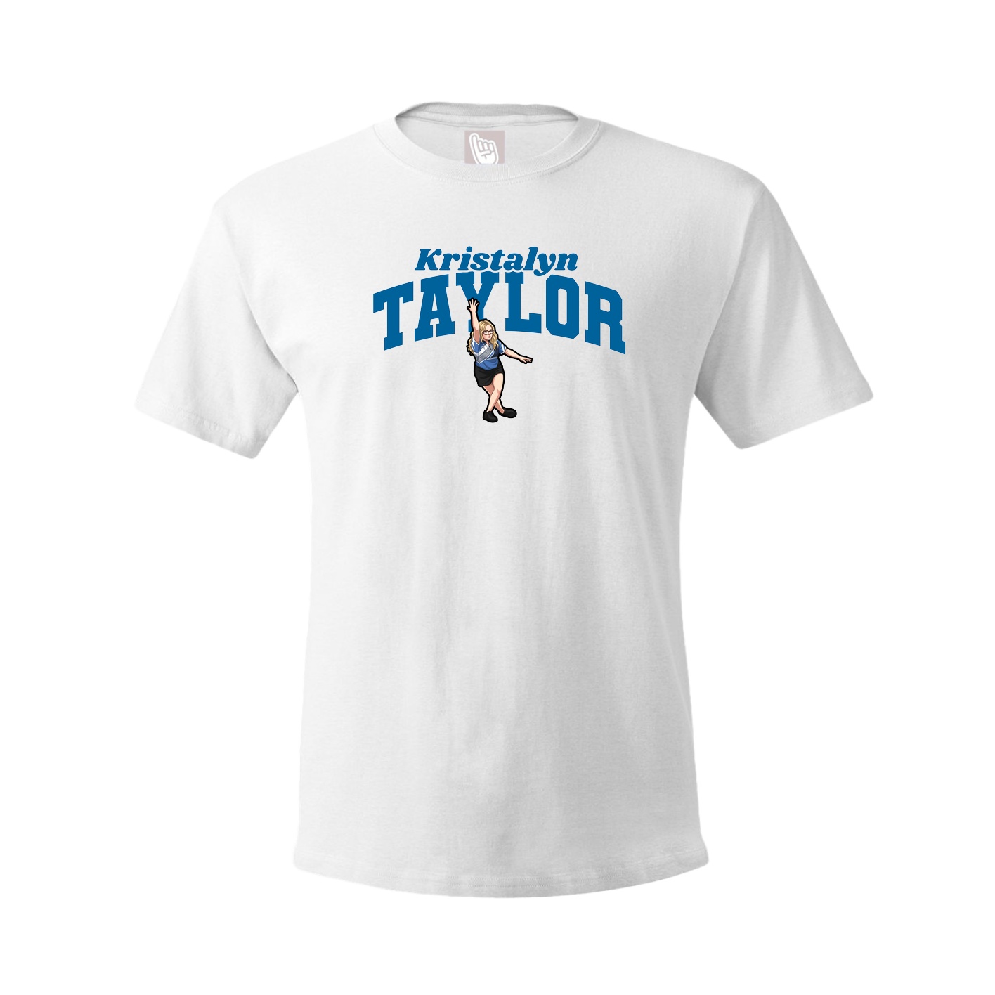 Youth Tee — Signature Arch in White