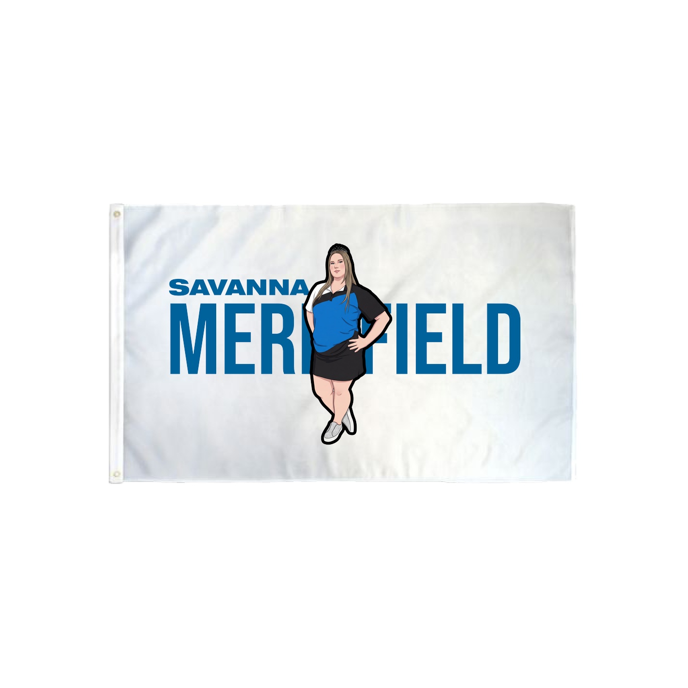 3x5 Flag — Player Name in Classic