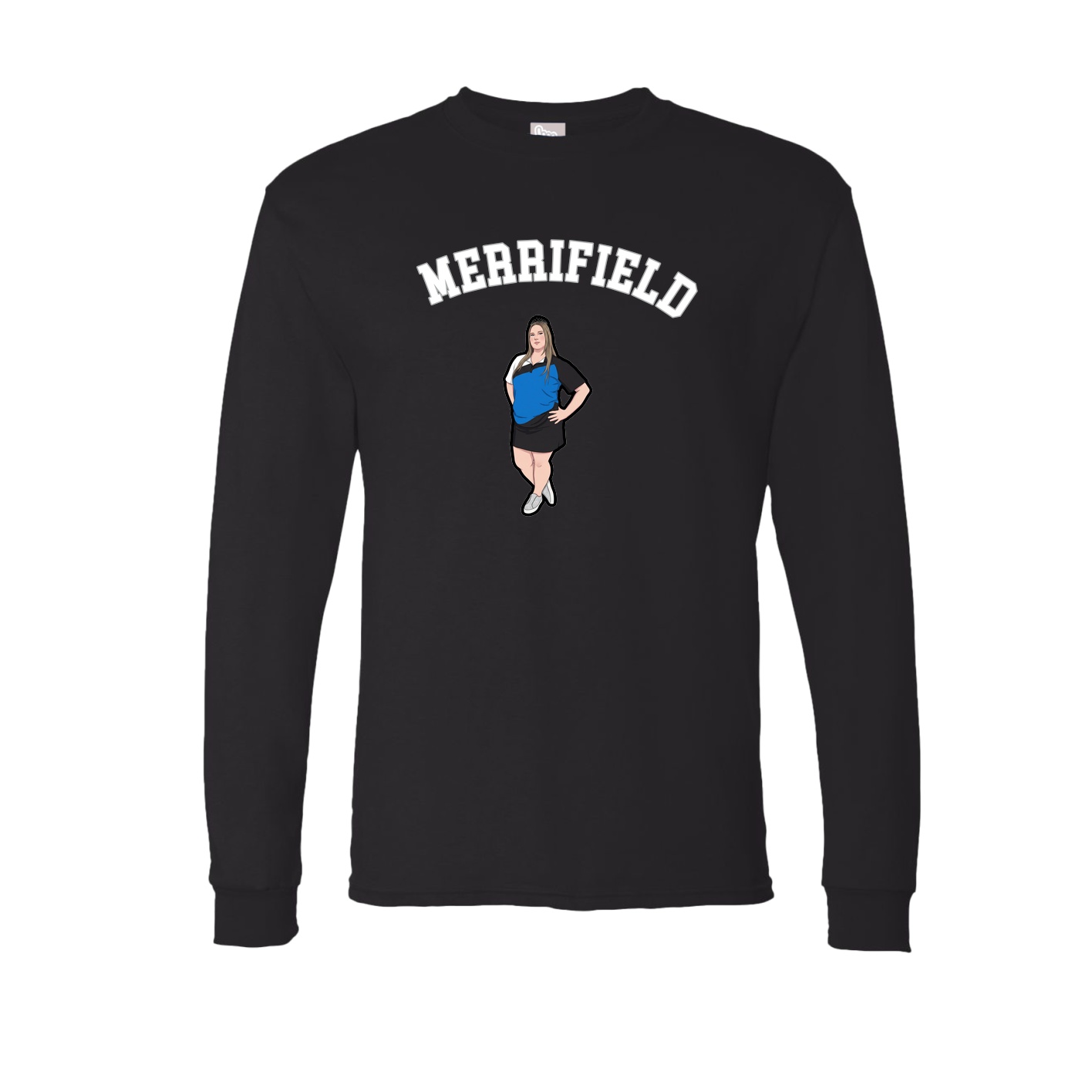 Long Sleeve Tee — Shirsey Arch in Black